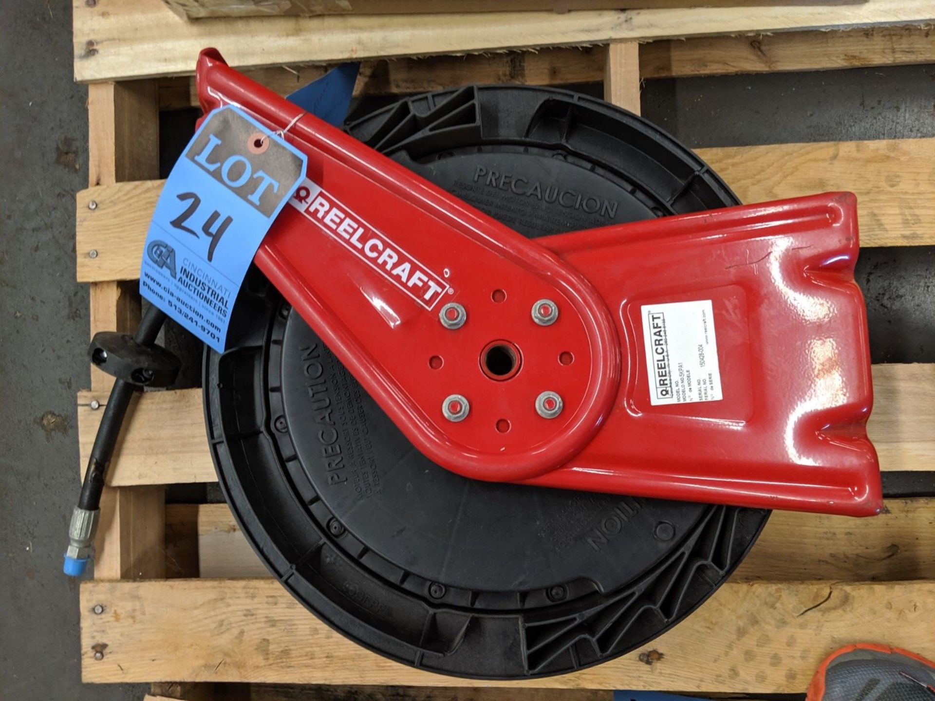 REEL CRAFT MODEL 5KPA1 AIR LINE HOSE REEL