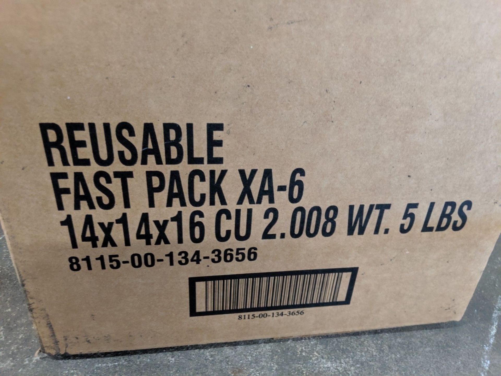 (LOT) (209) REUSABLE "FAST-PACK" 14" X 14" X 16" PACKAGING BOX