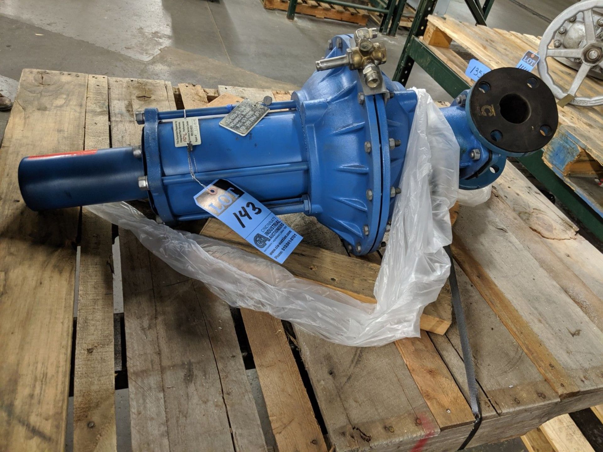 ITT DIA-FLO 2" DIAPHRAGM AIR ACTUATED GATE VALVE ** REBUILT BY INTEGRATED PLANT SERVICES **