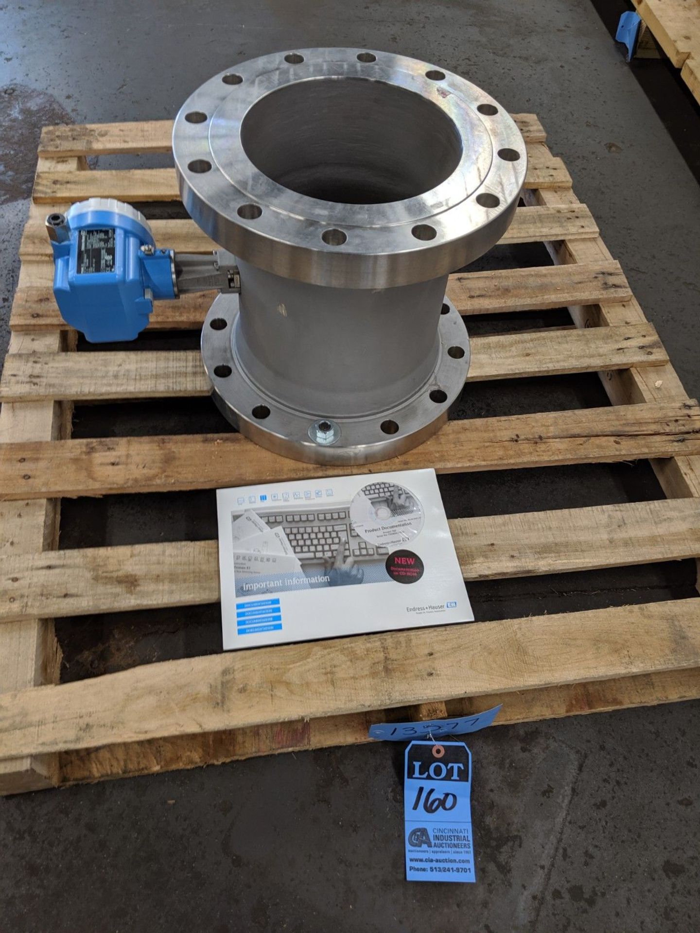 ENDRESS HAUSER PROWIRL 10" STAINLESS STEEL VORTEX FLOWMETER