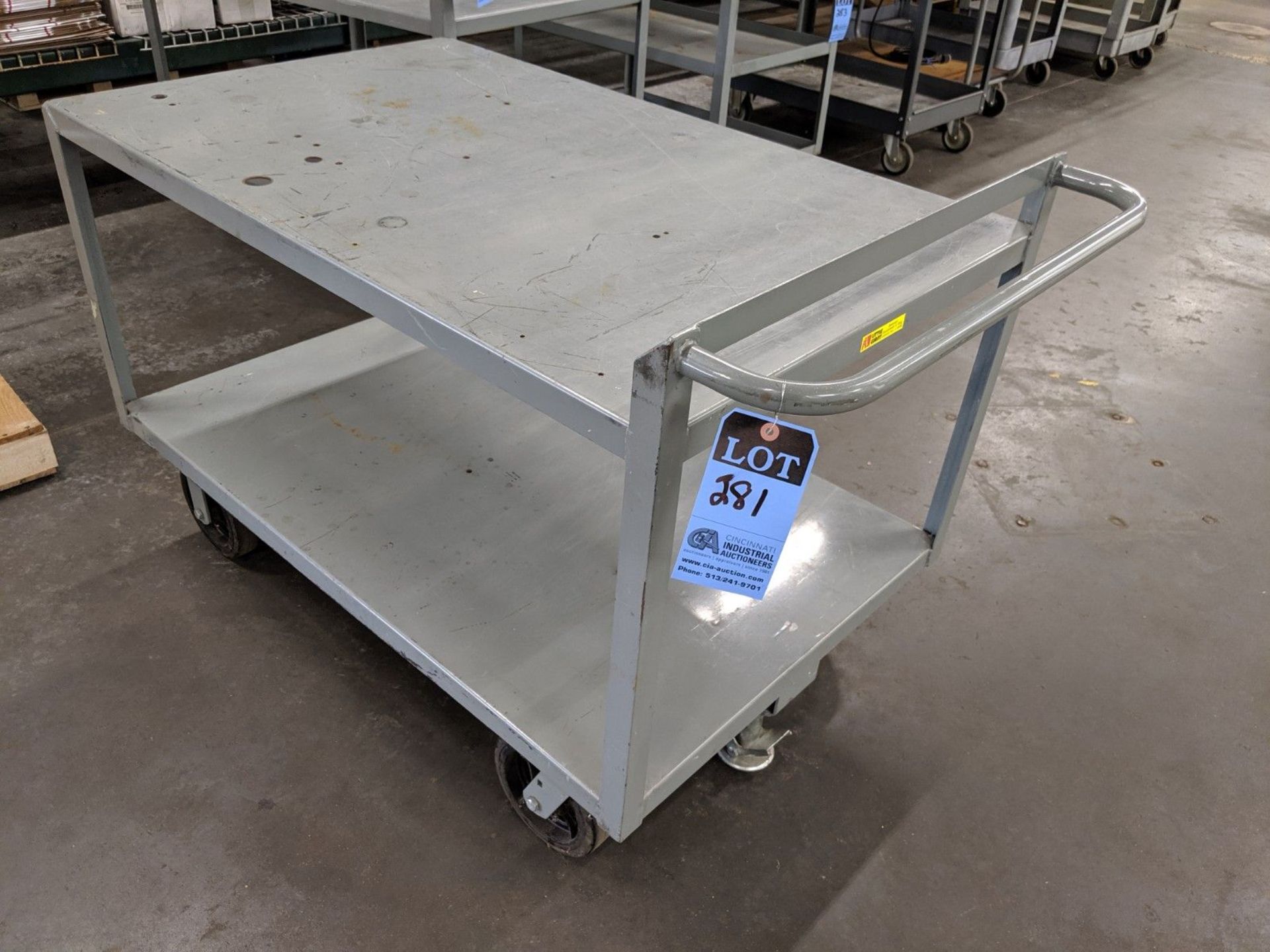 30" X 48" LITTLE GIANT STEEL WAREHOUSE CART