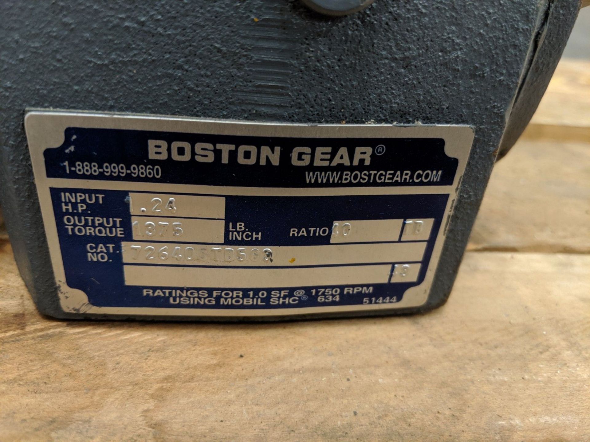 BOSTON GEAR "100 SERIES" WORM GEAR SPEED REDUCERS - Image 4 of 4