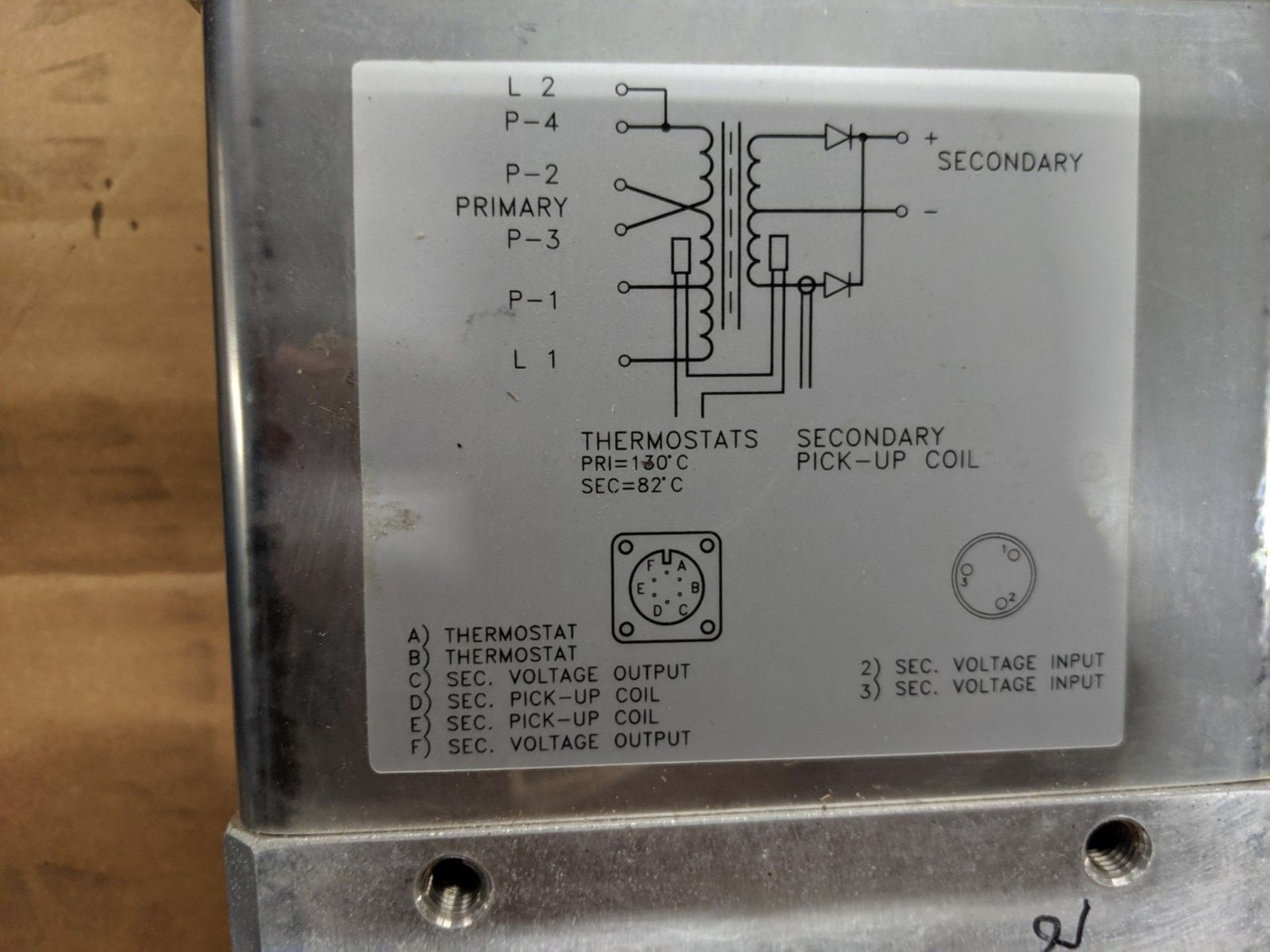 MIYACHI UNITEK MODEL IT-1140-3, 140 KVA INVERTER TRANSFORMER, S/N 09090064 - Image 3 of 3