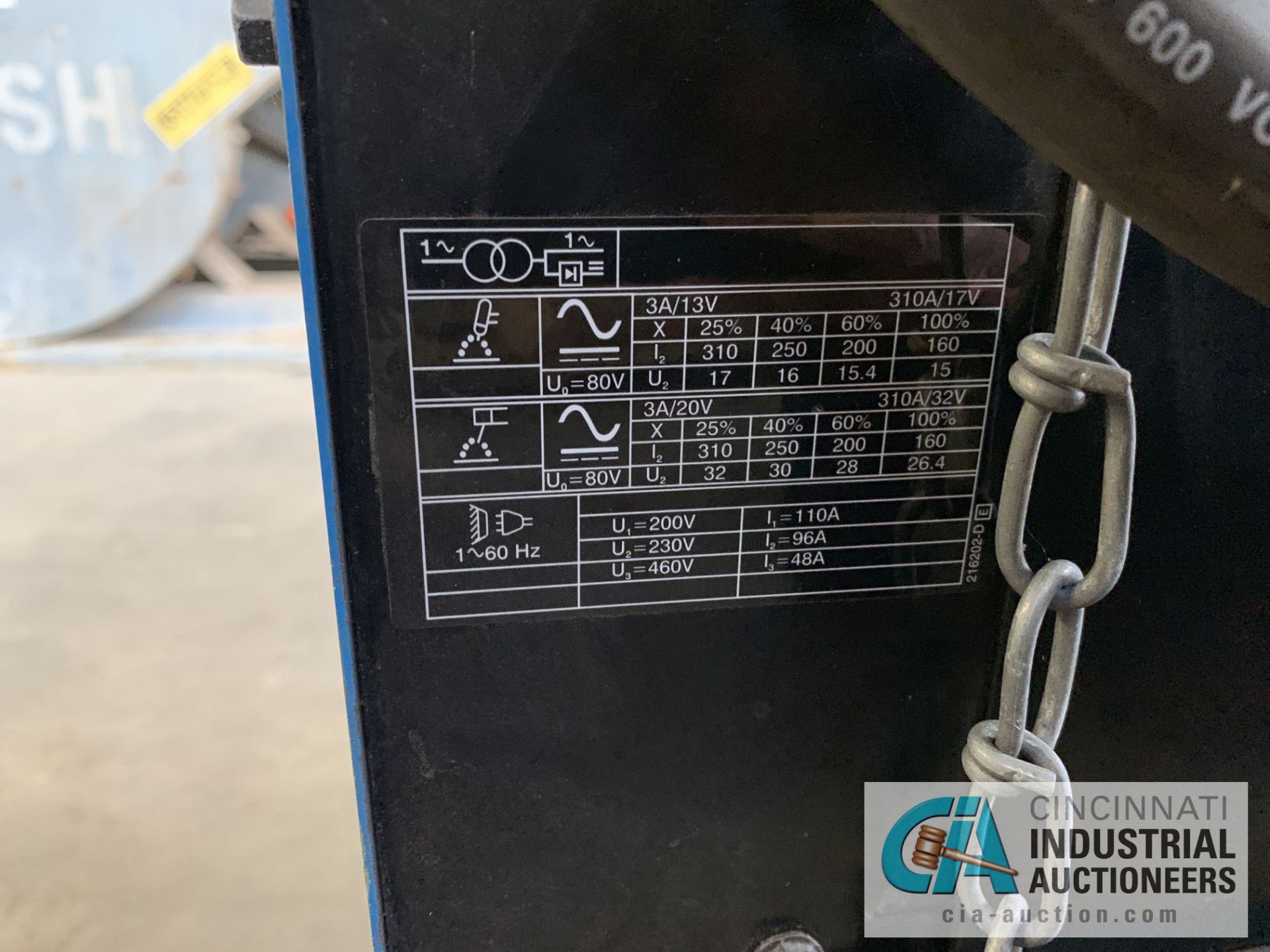 MILLER SYNCROWAVE 250DX TIG WELDER; S/N LJ300340L (NEW 2008) - Image 6 of 7