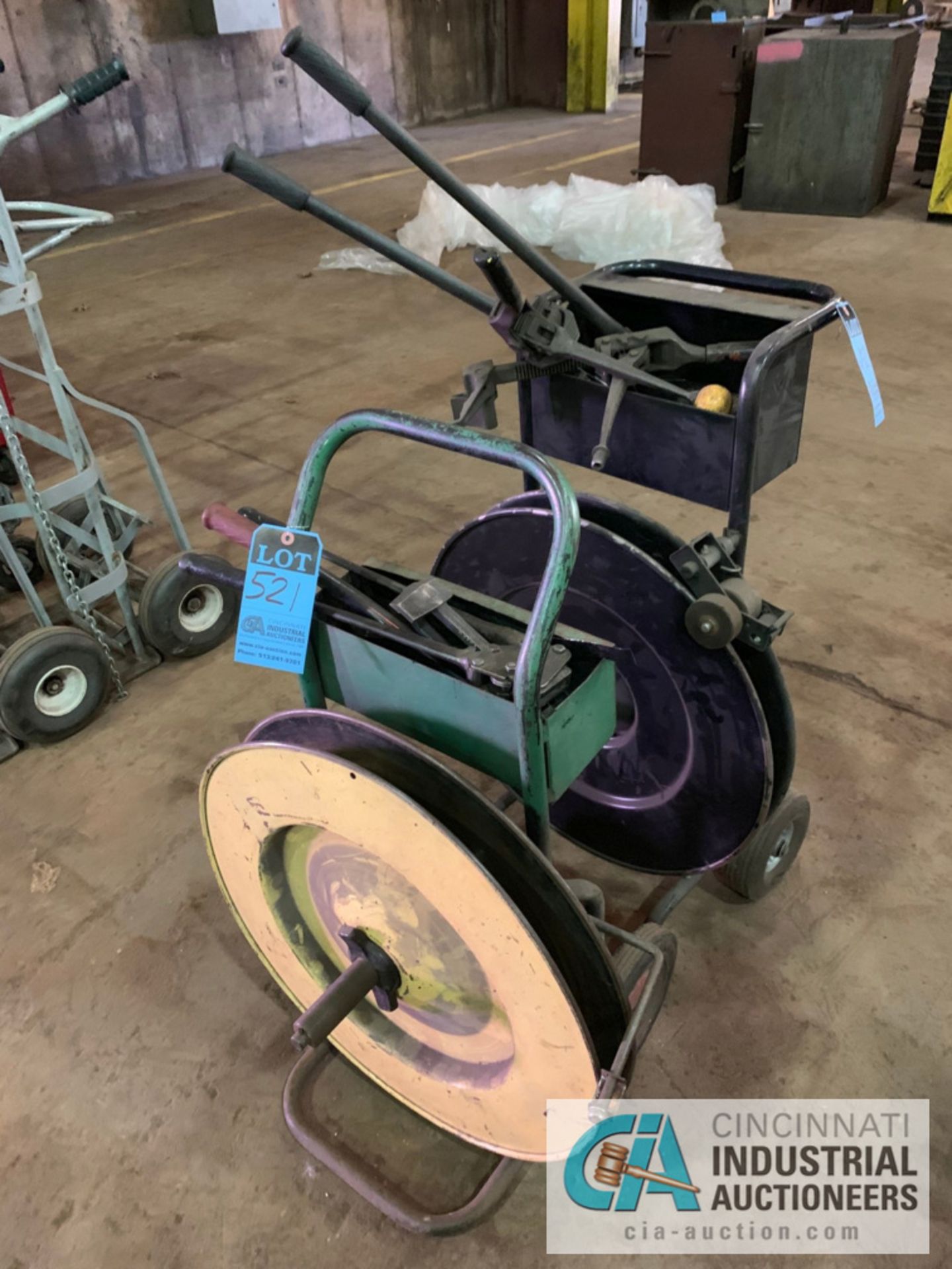 (LOT) (2) BANDING CARTS WITH TOOLS ***LOCATED IN MILFORD, OHIO*** - Image 2 of 3