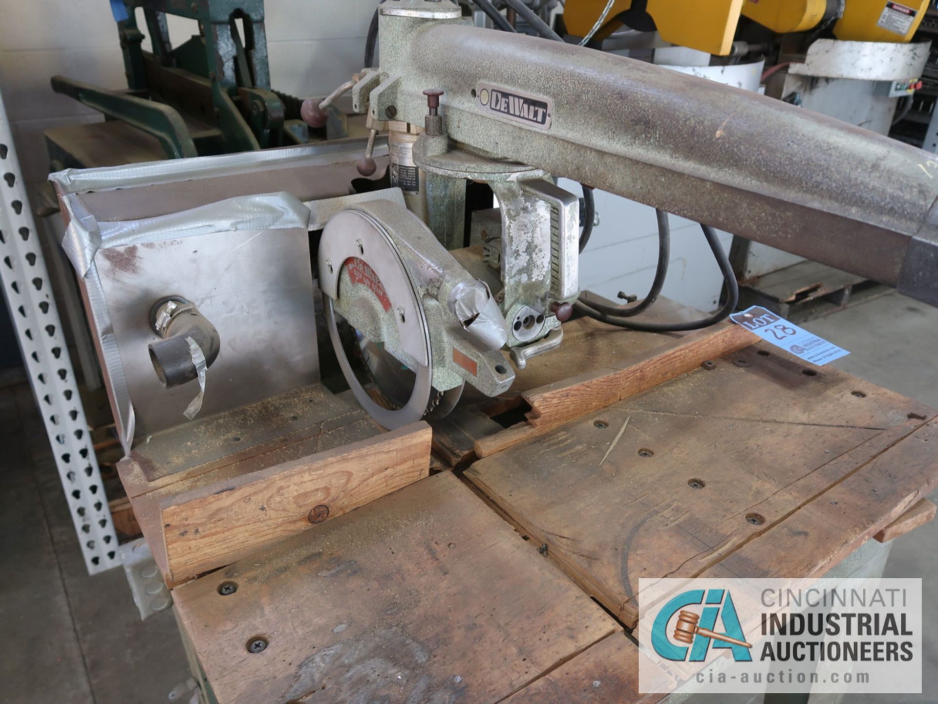 10" DEWALT MODEL GW RADIAL ARM SAW - Image 2 of 2