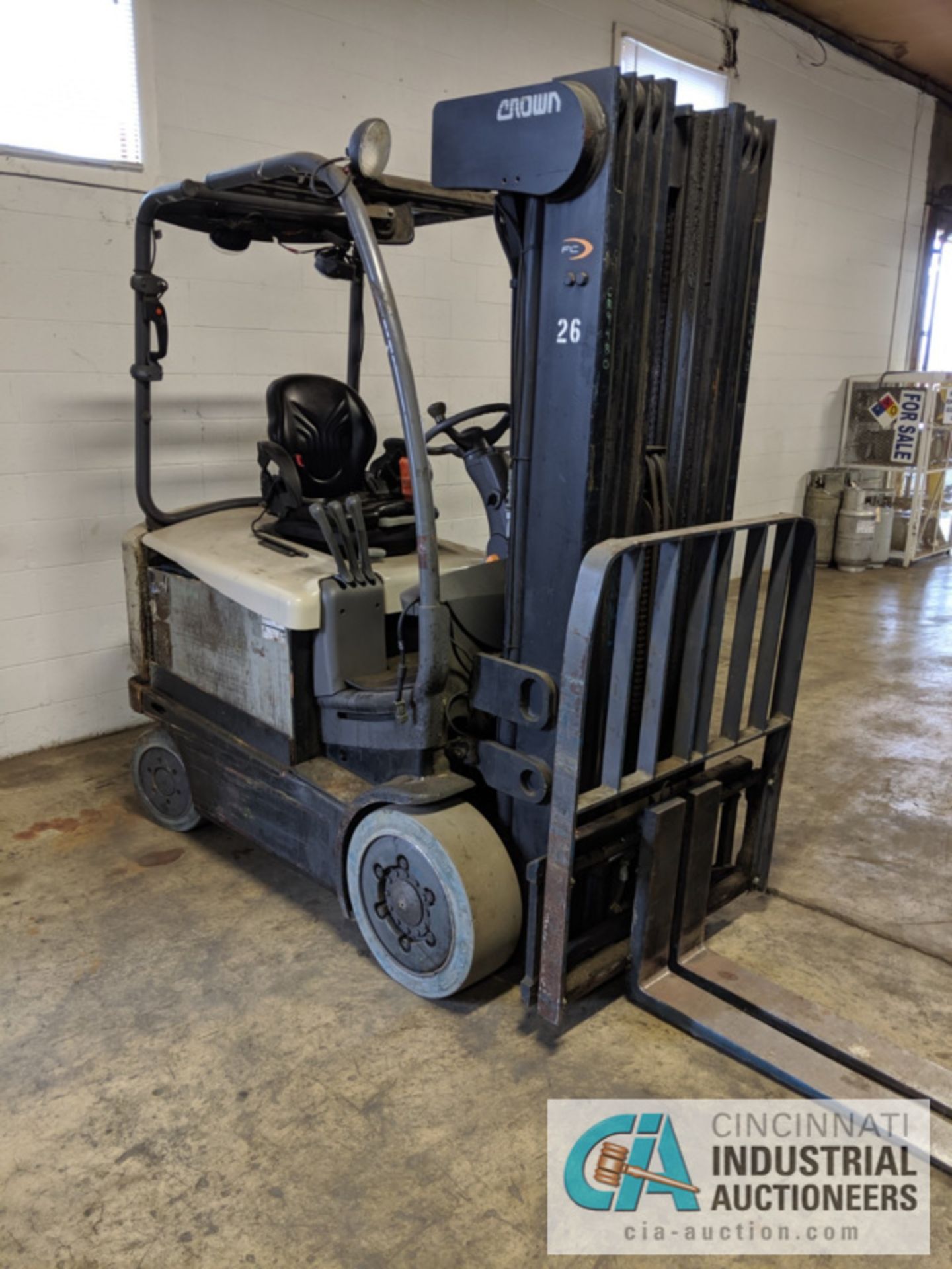 2014 CROWN 5,000 LB. CAPACITY MODEL FC4520-50 48 VOLT ELECTRIC FORKLIFT; S/N 9A209480, - Image 2 of 16