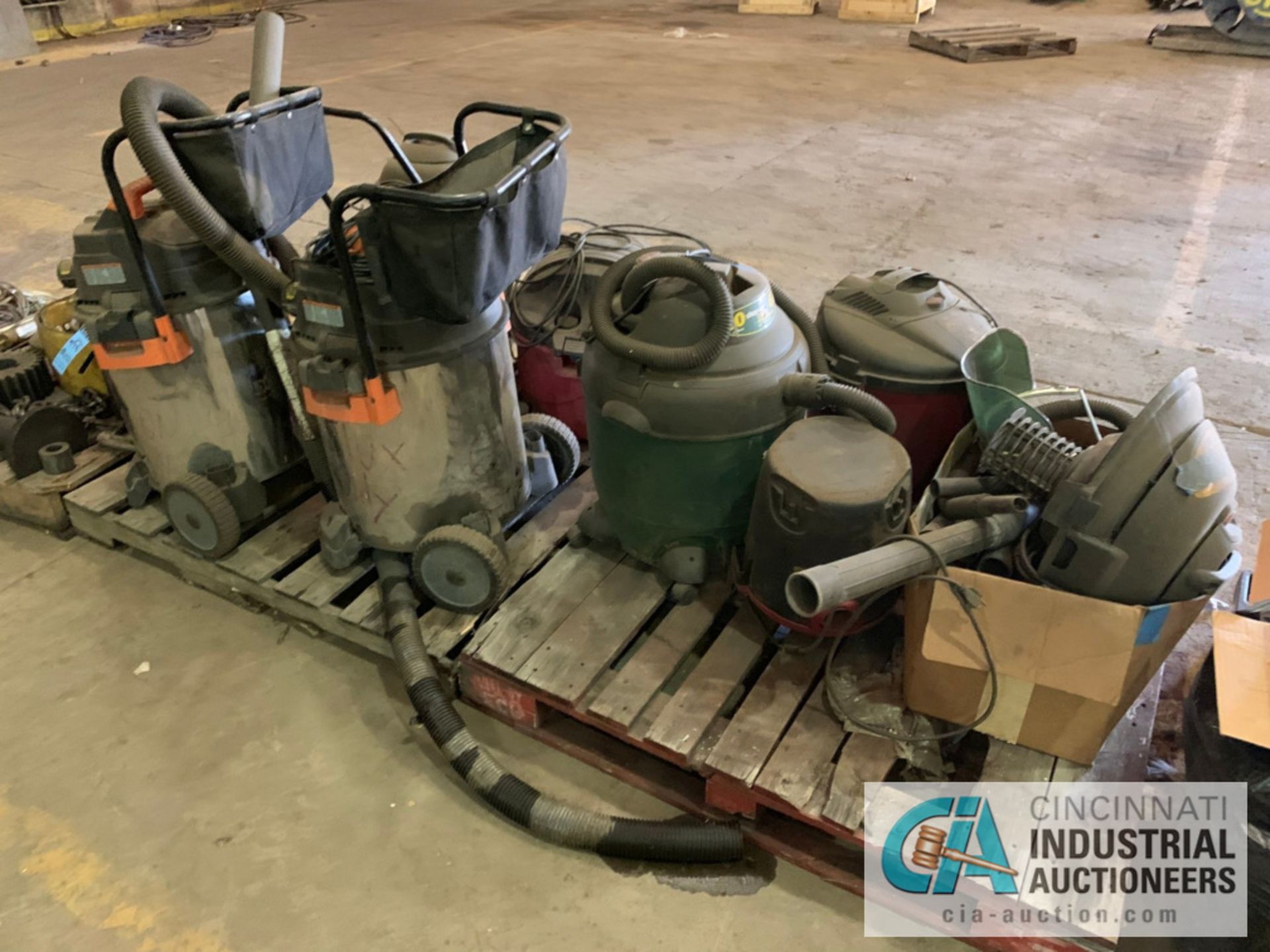 (LOT) (2) SKIDS OF SHOP VACS ***LOCATED IN MILFORD, OHIO*** - Image 2 of 2