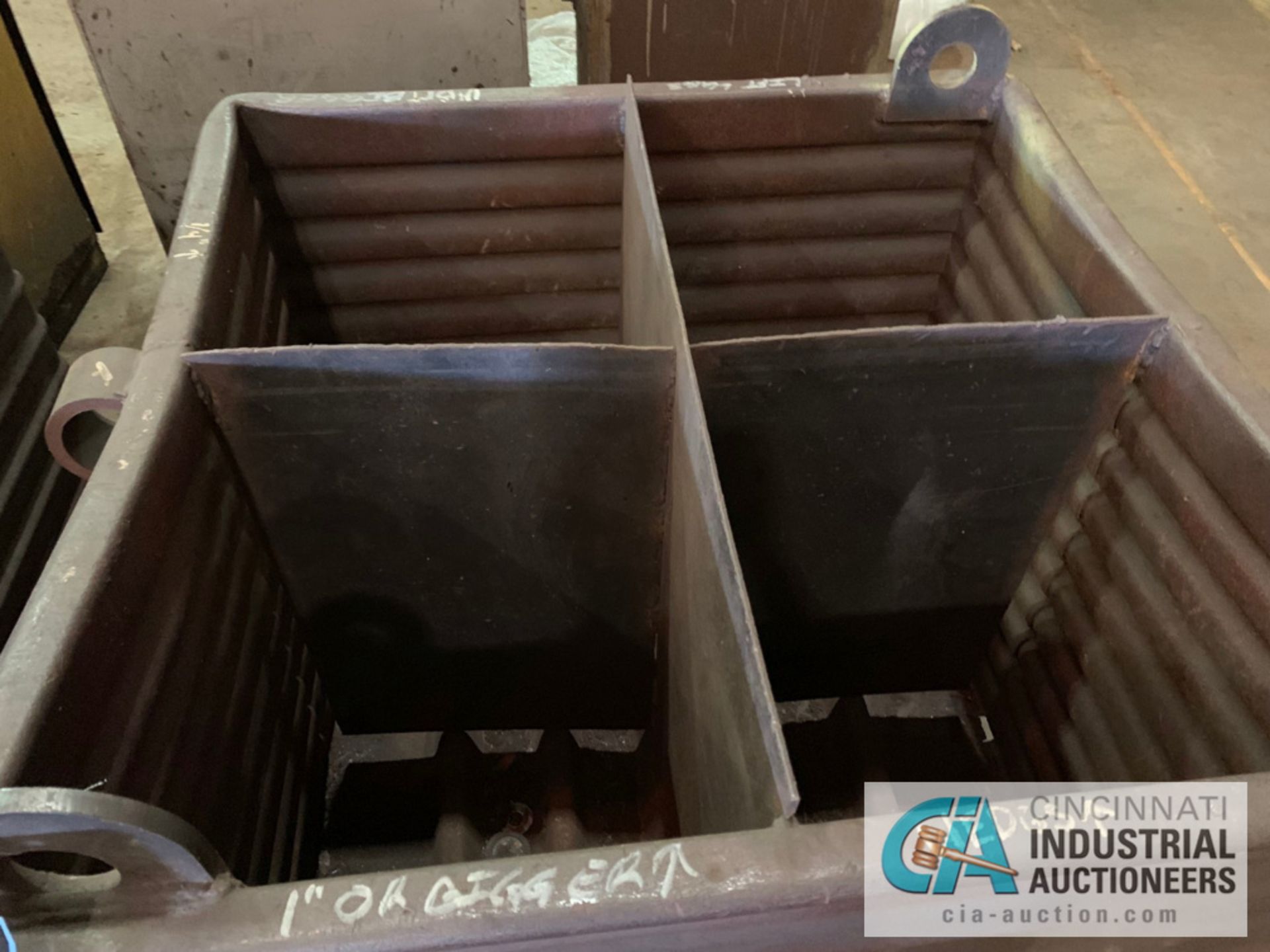 38" X 38" X 29" CORRUGATED STEEL TUBS ***LOCATED IN MILFORD, OHIO*** - Image 2 of 3