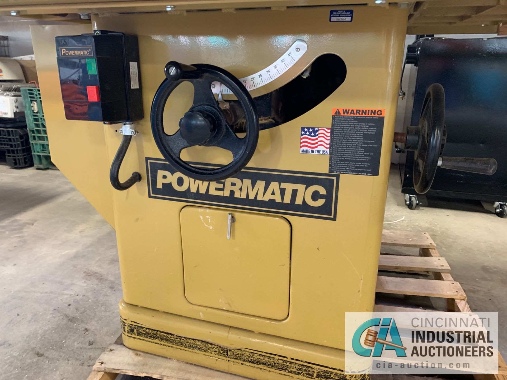 14" POWERMATIC MODEL 72-TA TABLE SAW; S/N 0304072036 - Image 4 of 6