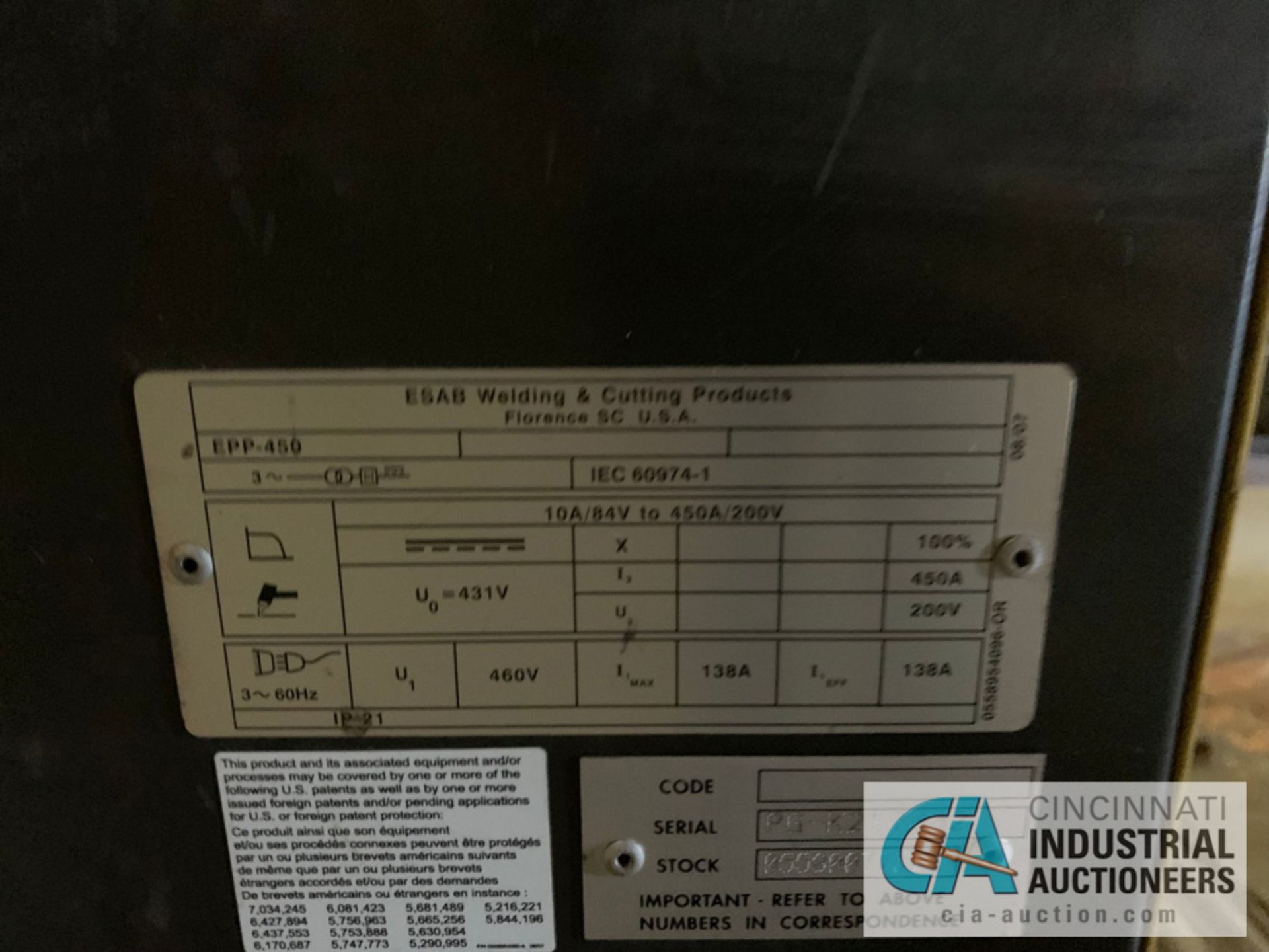 ESAB MODEL SABRE DXG4000 PLASMA BURNING TABLE (NEW 2012) - Image 26 of 32