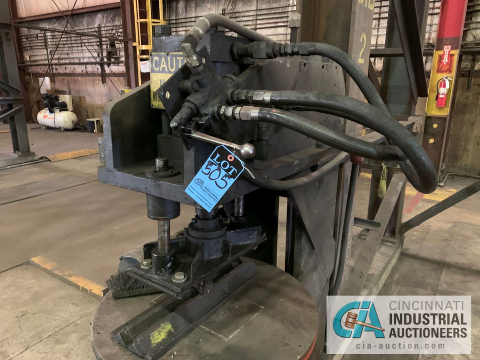 100 TON "C" FRAME PRESS WITH ASSORTED DIE ***LOCATED IN MILFORD, OHIO*** - Image 3 of 3