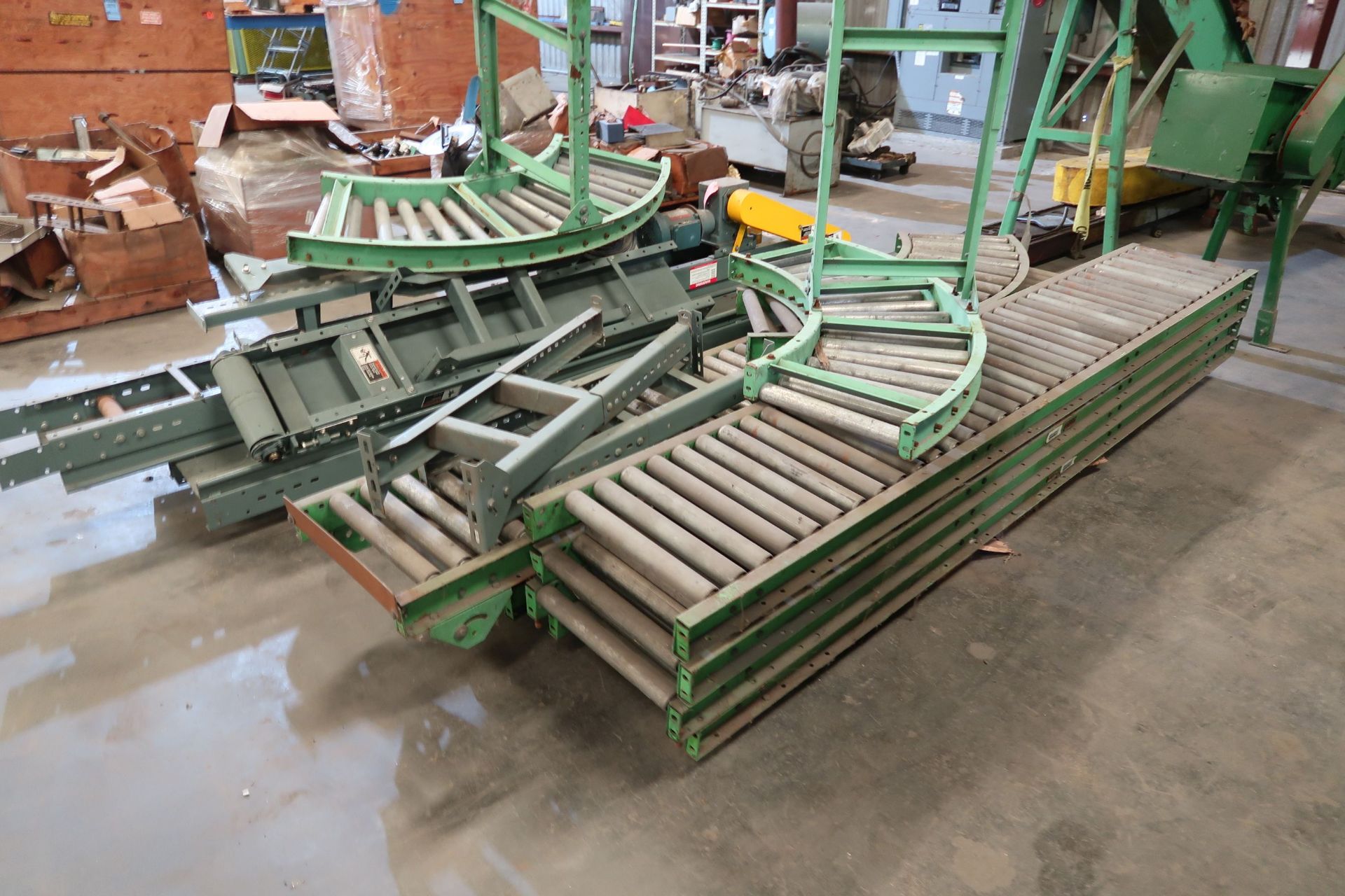 (LOT) ROLLER CONVEYOR ON (2) SKIDS - Image 2 of 2