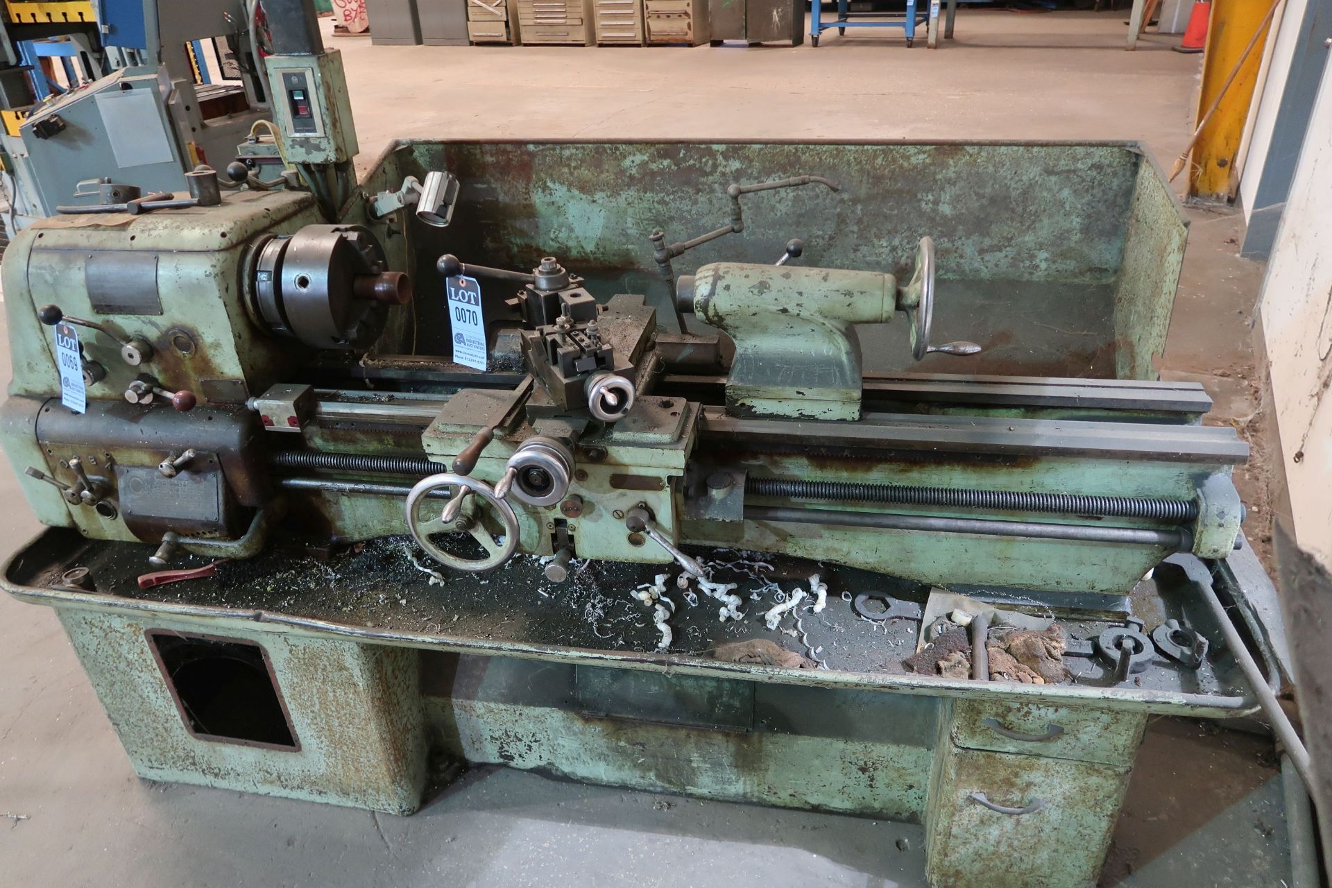 15" X 50" CLAUSING ENGINE LATHE - Image 2 of 7