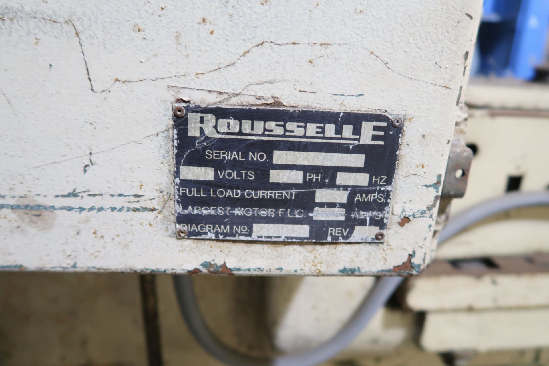 60 TON ROUSELLE MODEL 6A+6 OBI PRESS; S/N 25984, 6" STROKE, 110 SPM - Bild 4 aus 7