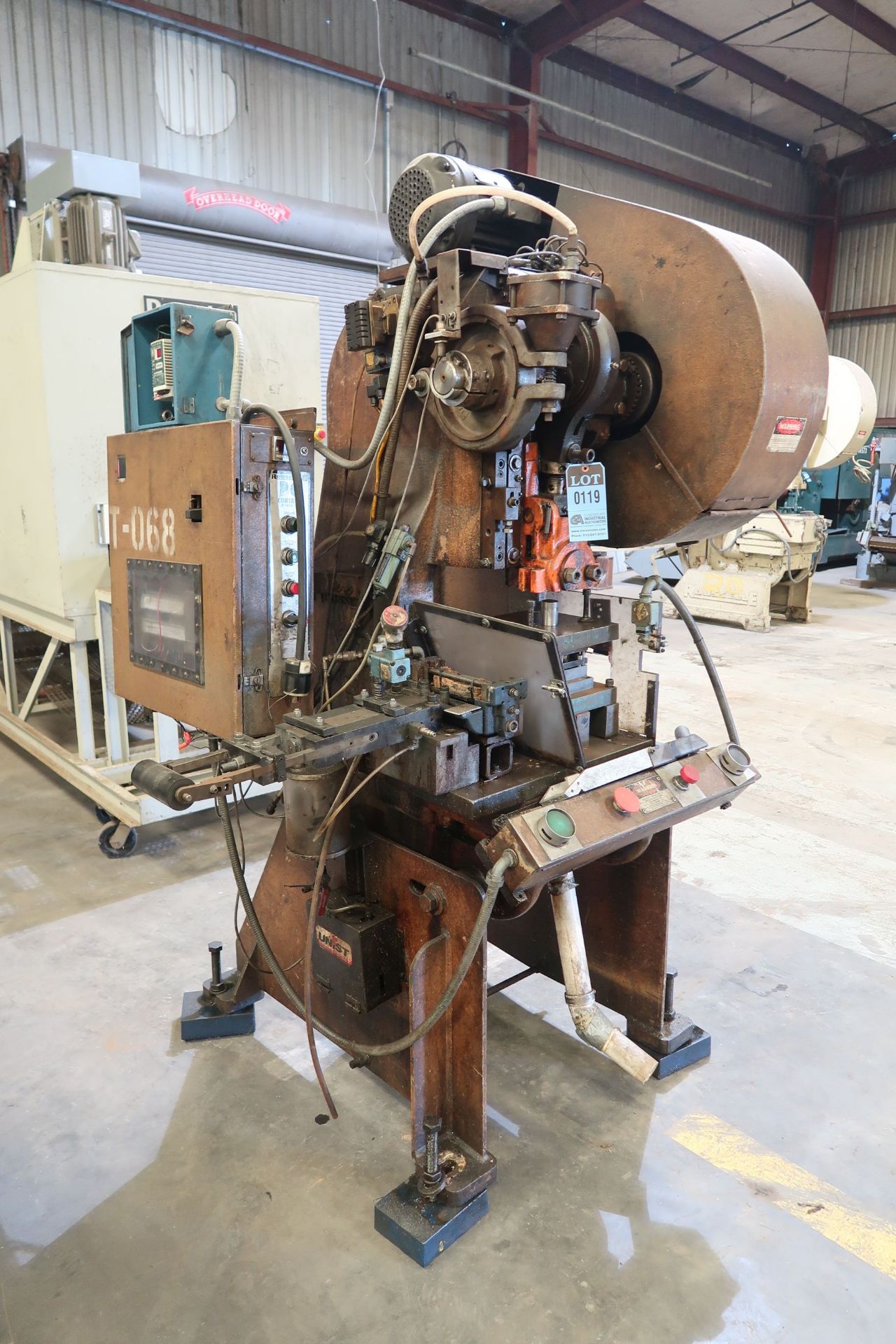 25 TON ROUSELLE MODEL 3E OBI PRESS; S/N P30543, 4" STROKE, 135 SPM