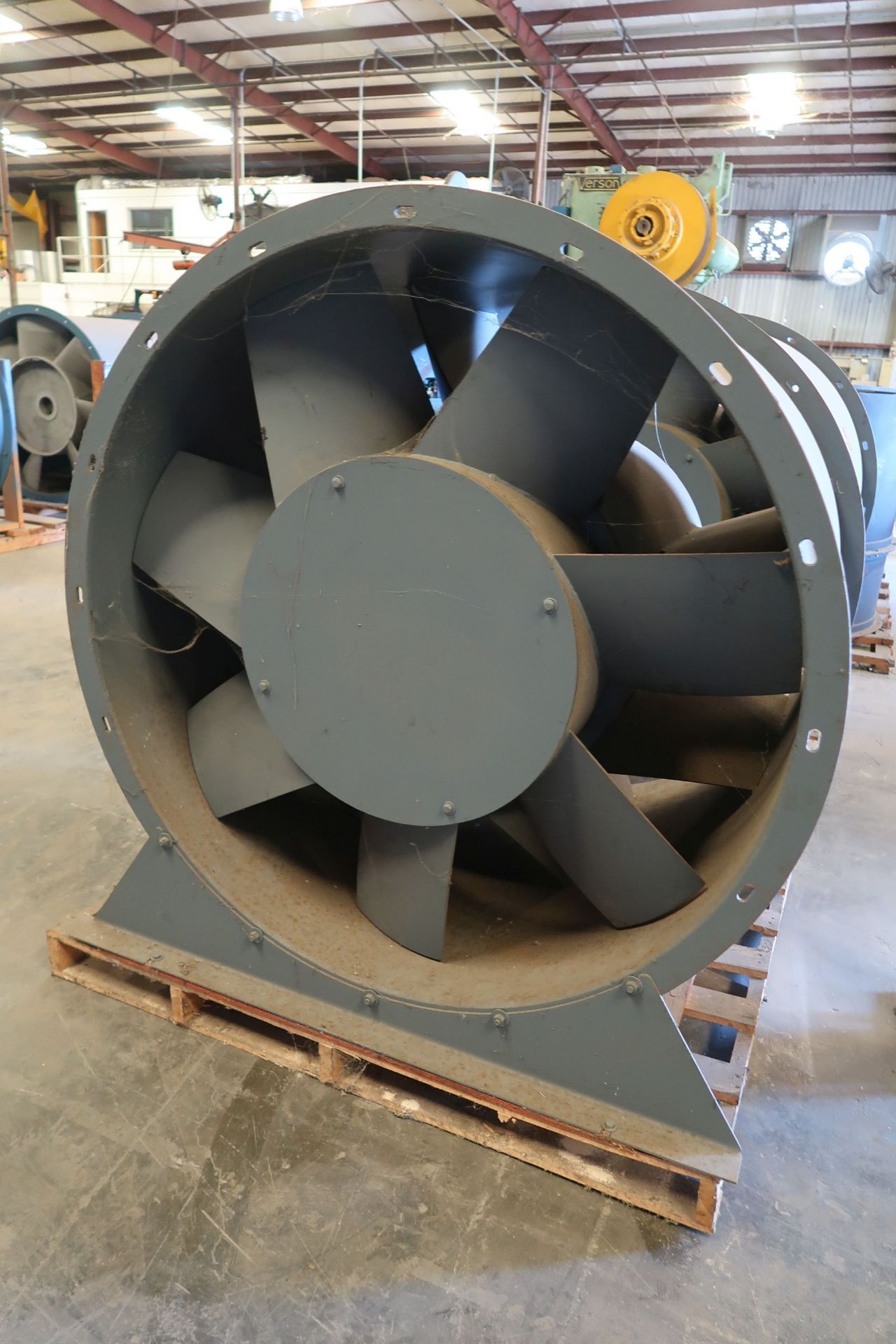 60-HP X 54" INDUSTRIAL AIR PROD. MODEL 540-VAX-SVD-ARR-4 EXHAUST FAN - Image 4 of 4