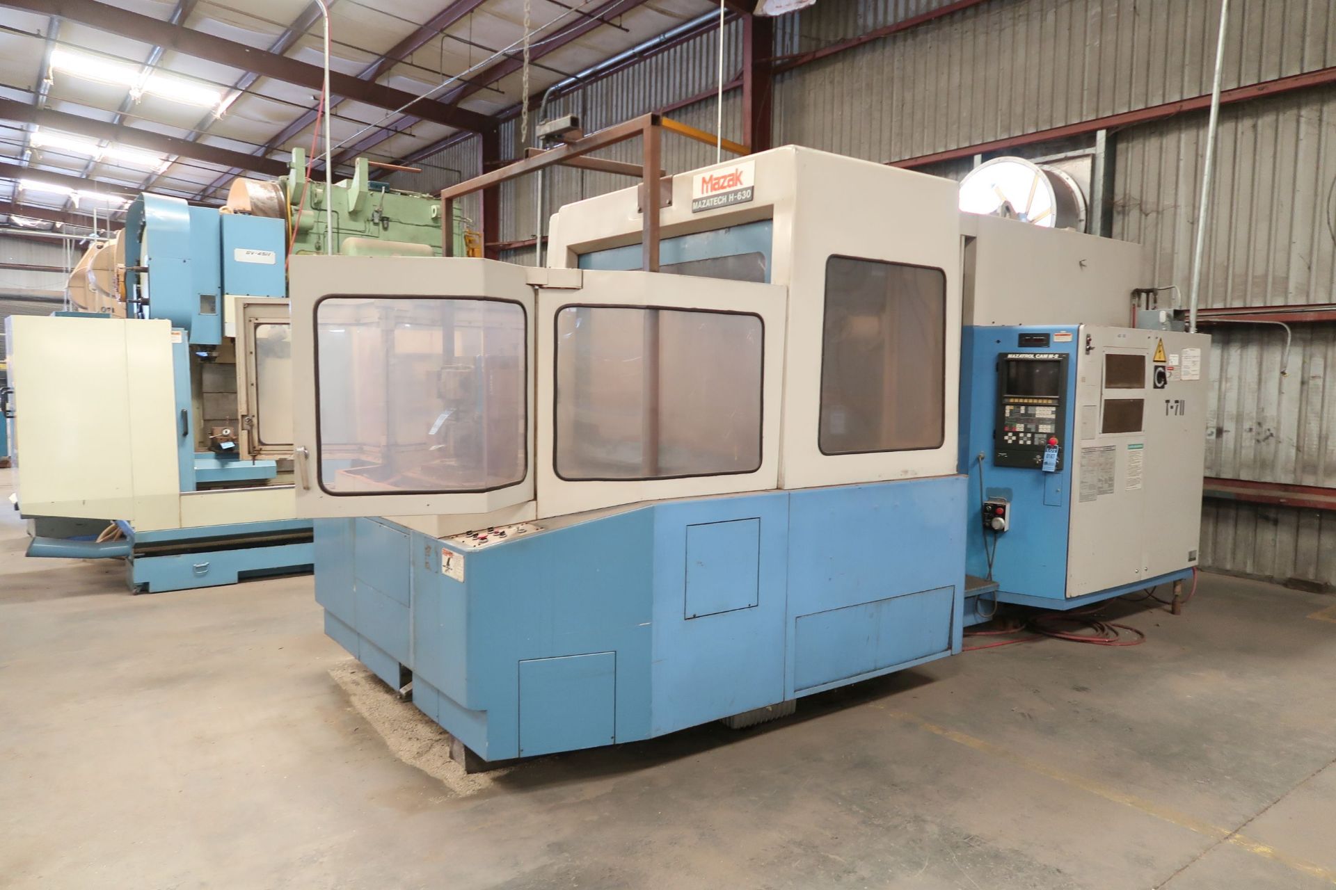 MAZAK MAZATECH H-630 TWO-PALLET CNC HORIZONTAL MACHINING CENTER; S/N 72399 (1987), MAZATROL CAM M2