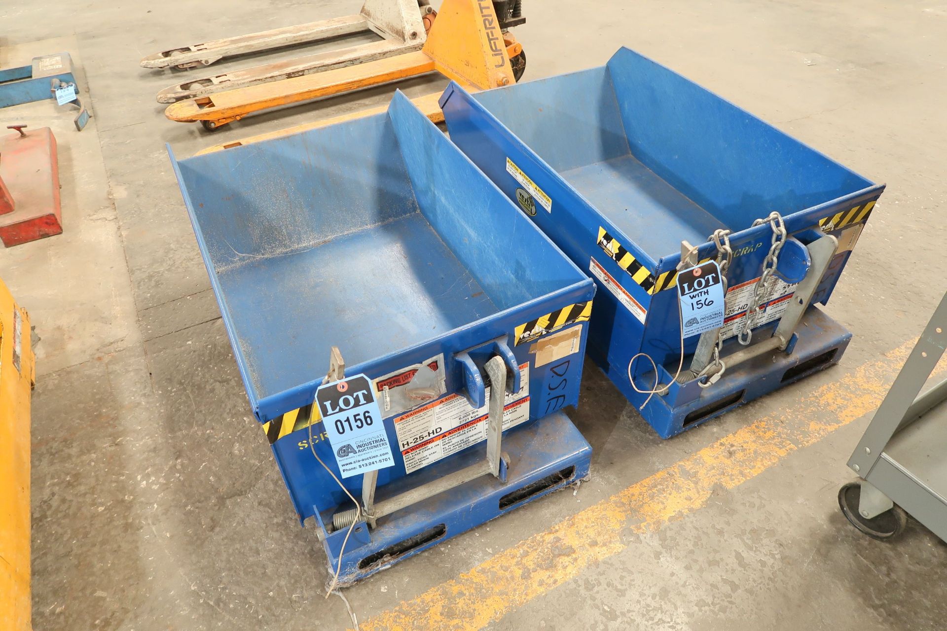 VESTIL H25HD DILLARD MINI SIZE DUMP HOPPERS