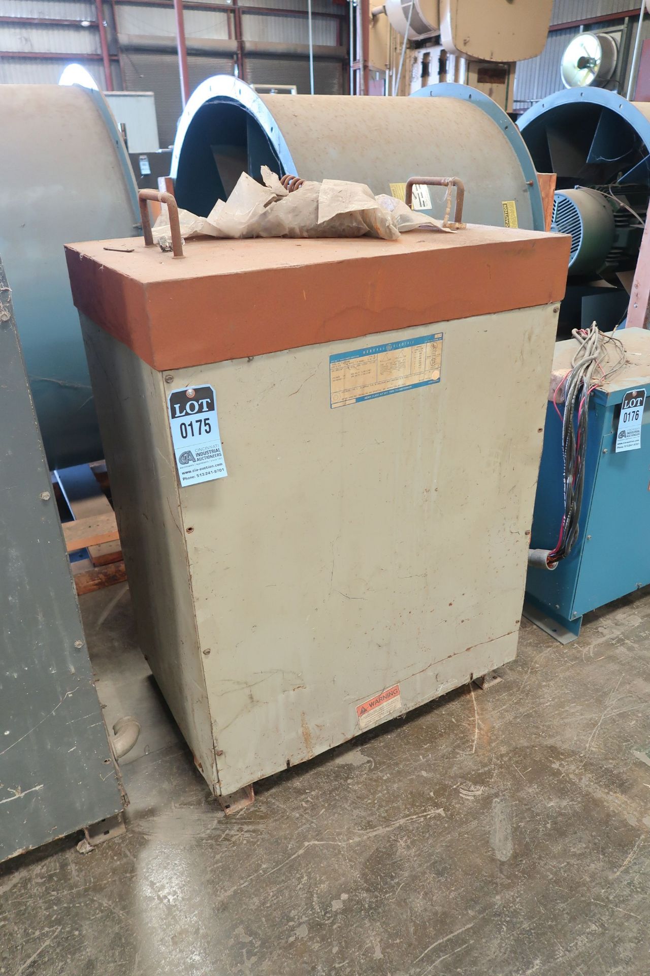 150 KVA GE CAT. NO 9T23B3886 TRANSFORMER