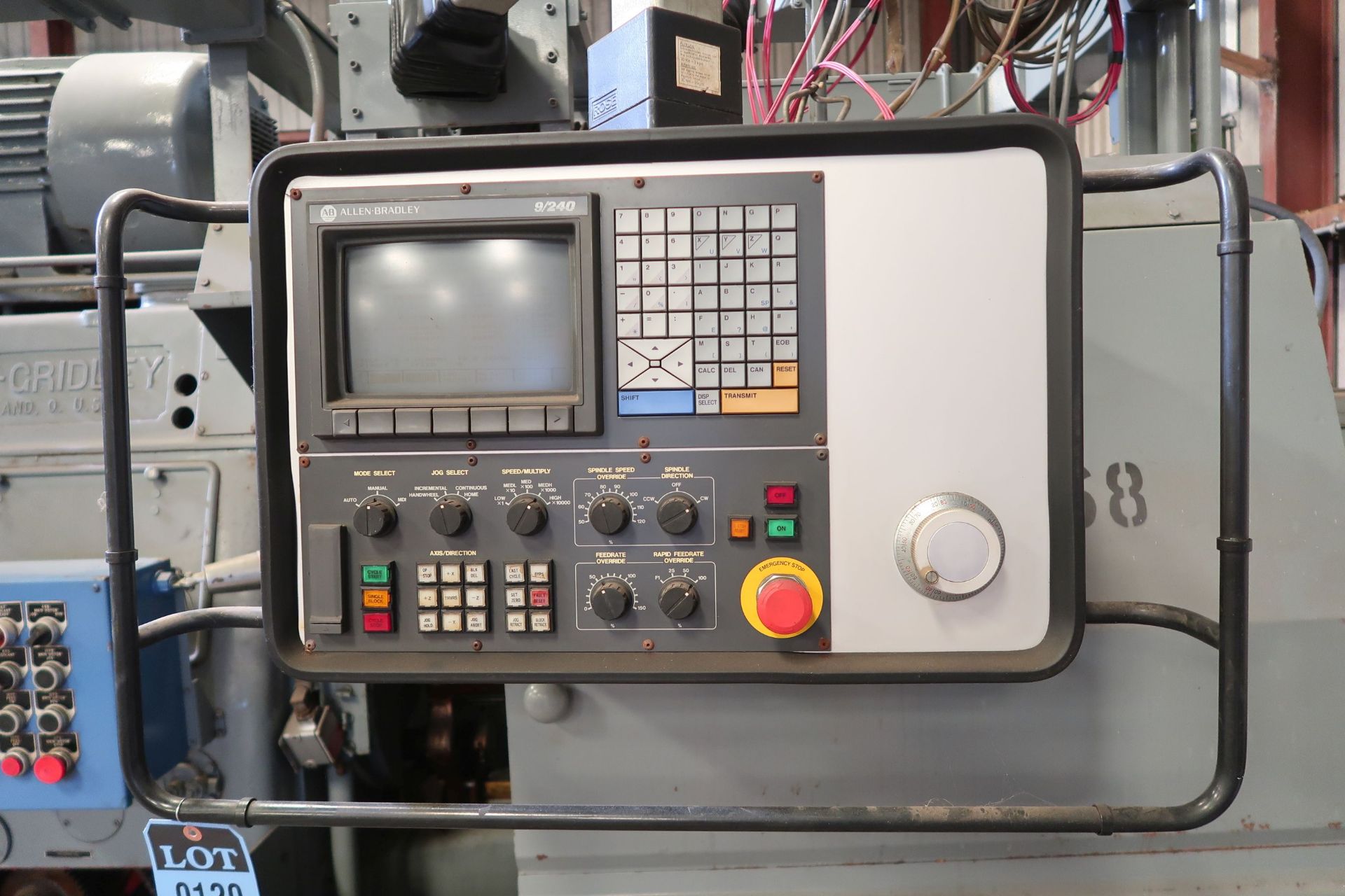 8" ACME GRIDLEY MODEL RPA-6 CNC SIX-SPINDLE CHUCKER; S/N 86181A, ALLEN BRADLEY 9/240 CNC CONTROL ( - Image 3 of 15