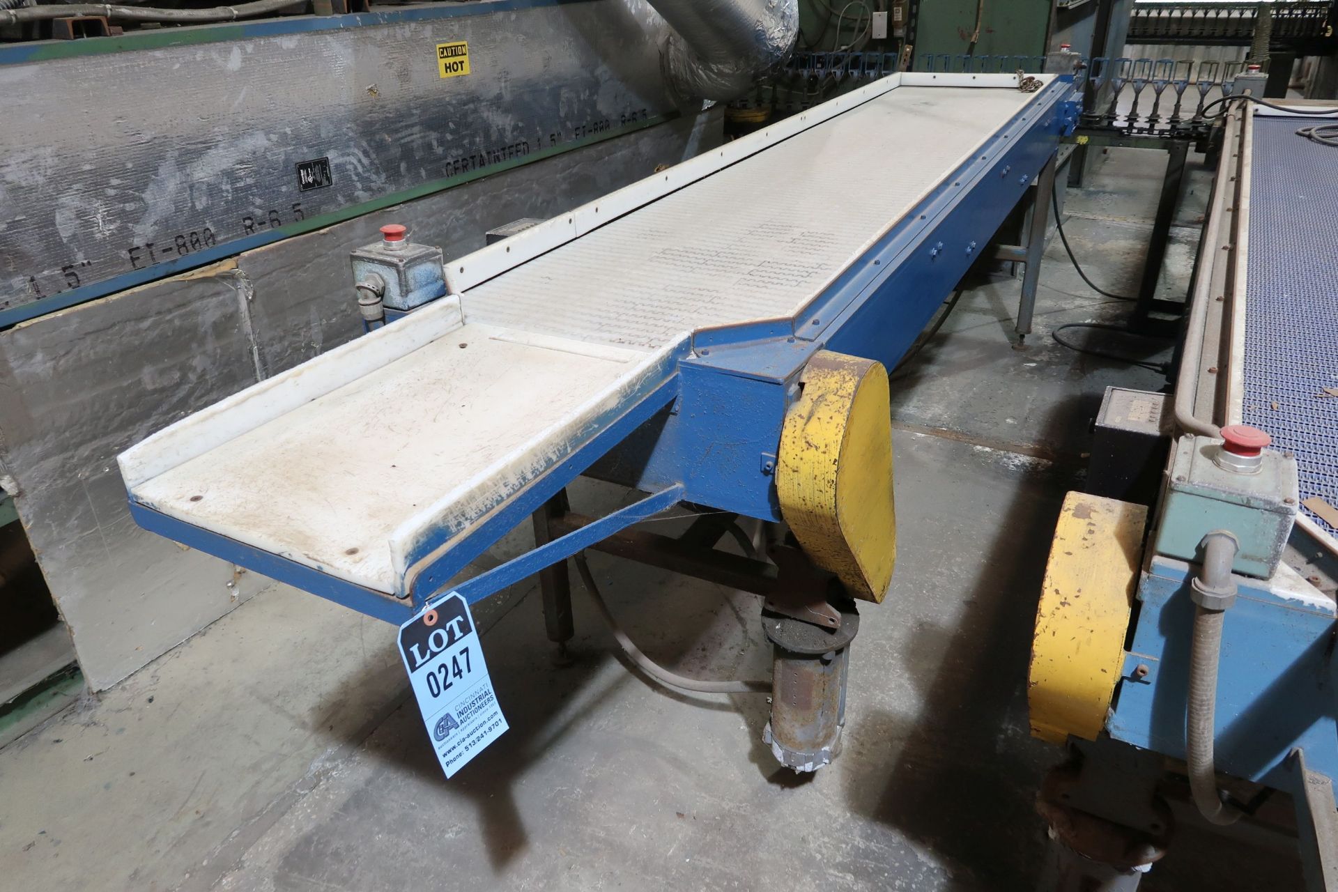 2' W X 9' L PLASTIC BELT CONVEYOR