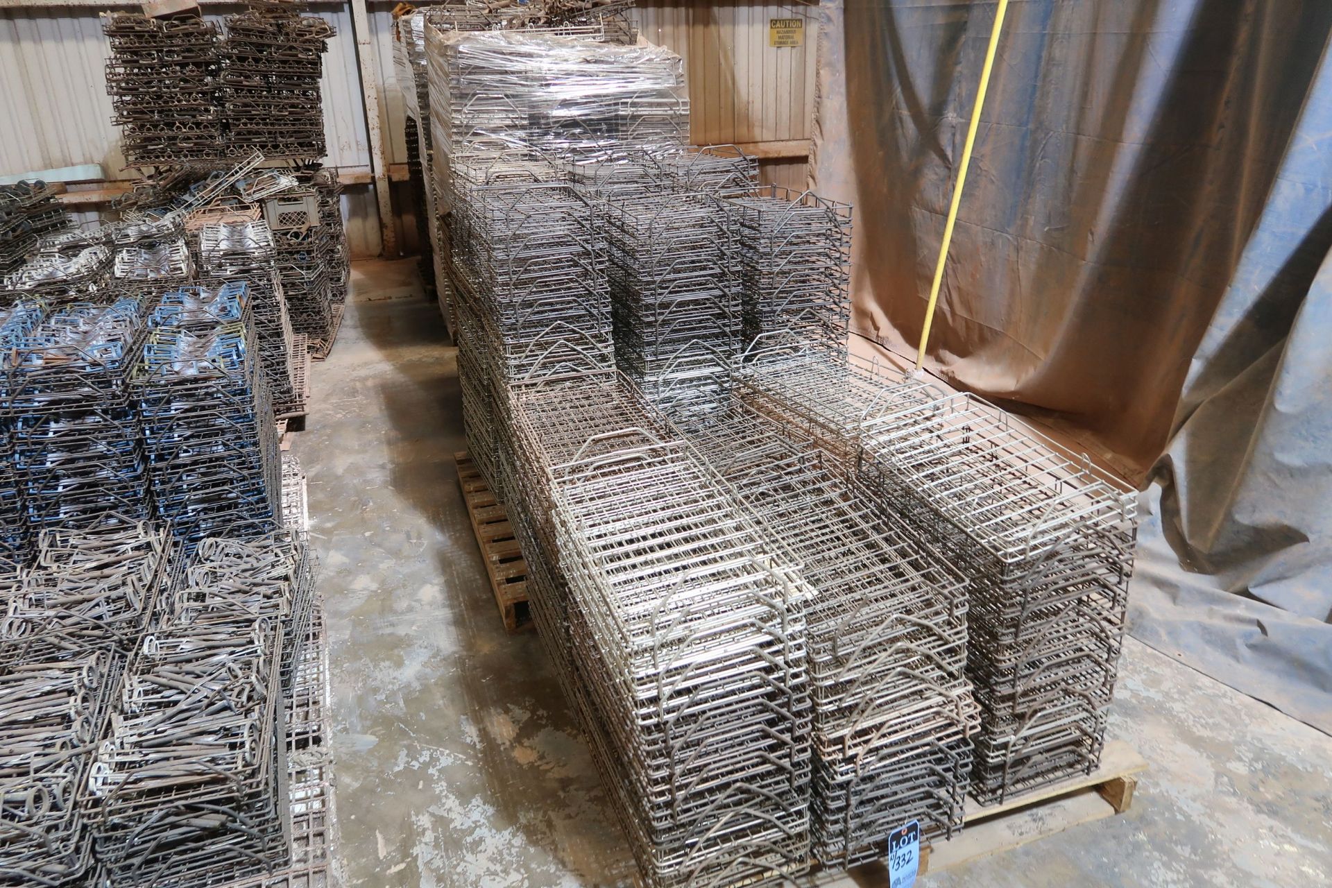 (LOT) 12" X 22" X 2" WIRE PARTS TRAYS ON (13) SKIDS - Image 3 of 3