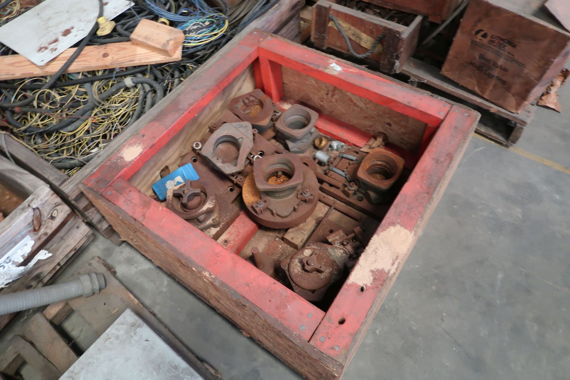 (LOT) (12) SKIDS MISC. PARTS & TOOLING, ELECTRICAL BOXES & MISC. - Image 5 of 13