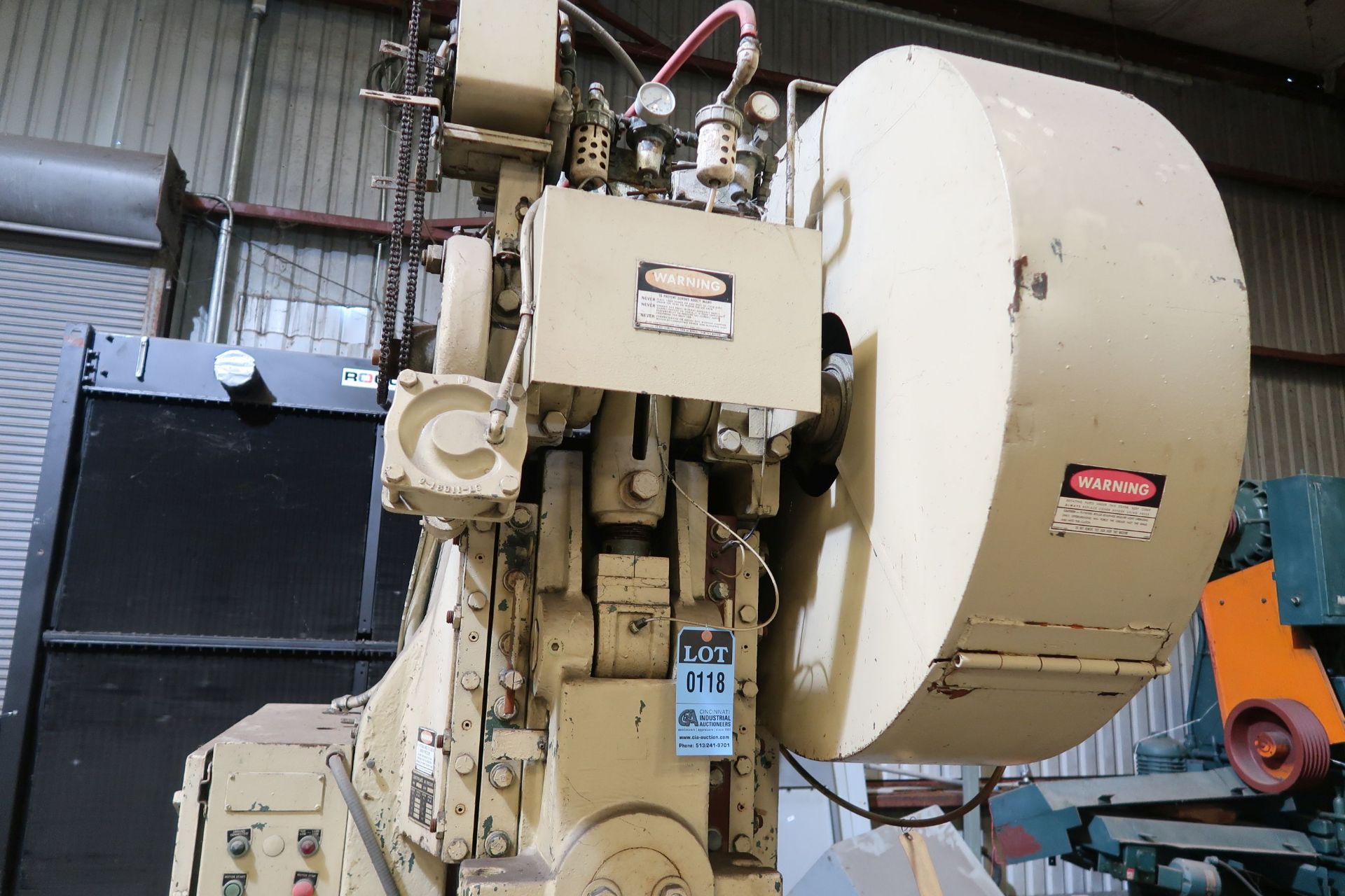 60 TON ROUSELLE MODEL 6A+6 OBI PRESS; S/N 25984, 6" STROKE, 110 SPM - Image 7 of 7