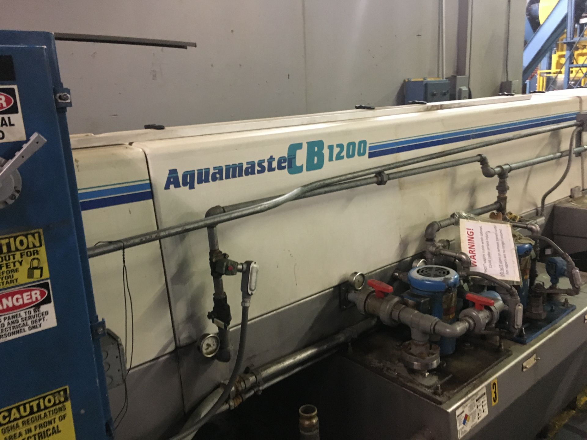 **12" WIDE ALLIANCE AQUAMASTER MODEL CB-1200 TWO-STAGE PARTS WASHER; S/N 062-0897 - Image 2 of 6