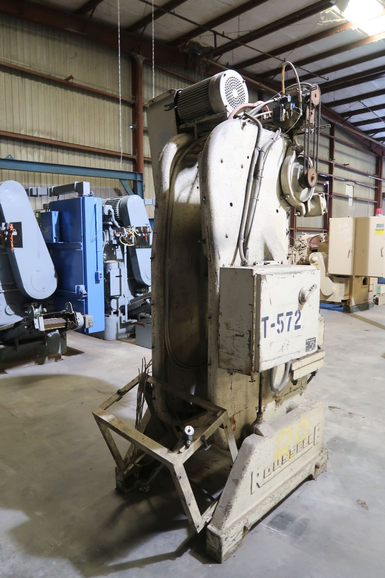 60 TON ROUSELLE MODEL 6A+6 OBI PRESS; S/N 25984, 6" STROKE, 110 SPM - Bild 3 aus 7