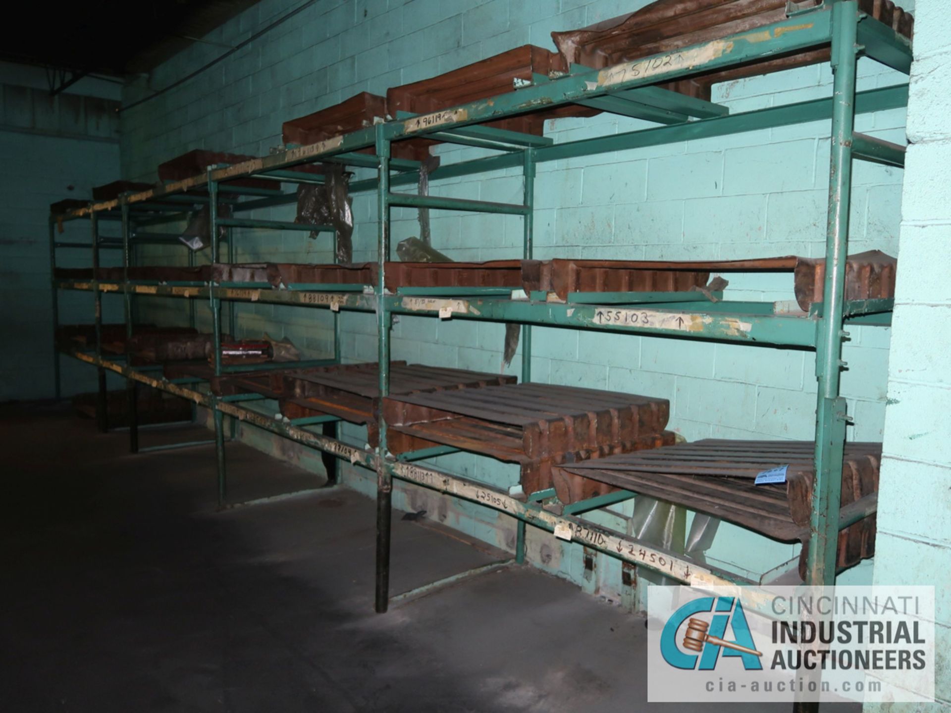(LOT) TUBULAR FRAME RACK IN (2) ROOMS, APPROX. (17) SECTIONS WITH METAL SKIDS - Image 3 of 4