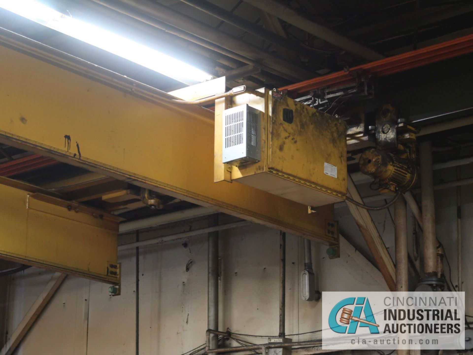 5 TON X 55' APPROX. SPAN PDS UNDERHUNG OVERHEAD BRIDGE CRANE - Image 3 of 7