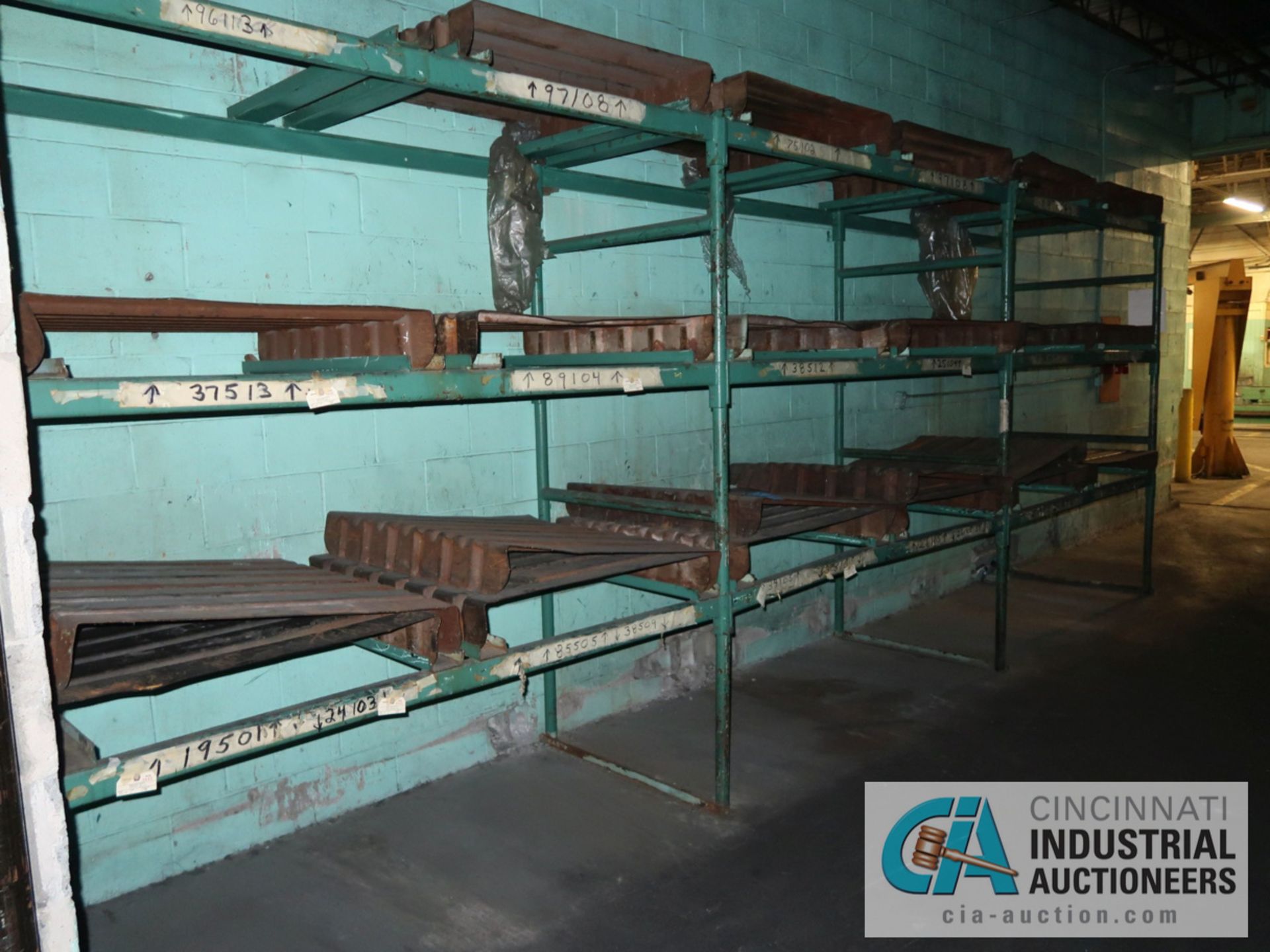 (LOT) TUBULAR FRAME RACK IN (2) ROOMS, APPROX. (17) SECTIONS WITH METAL SKIDS - Image 4 of 4