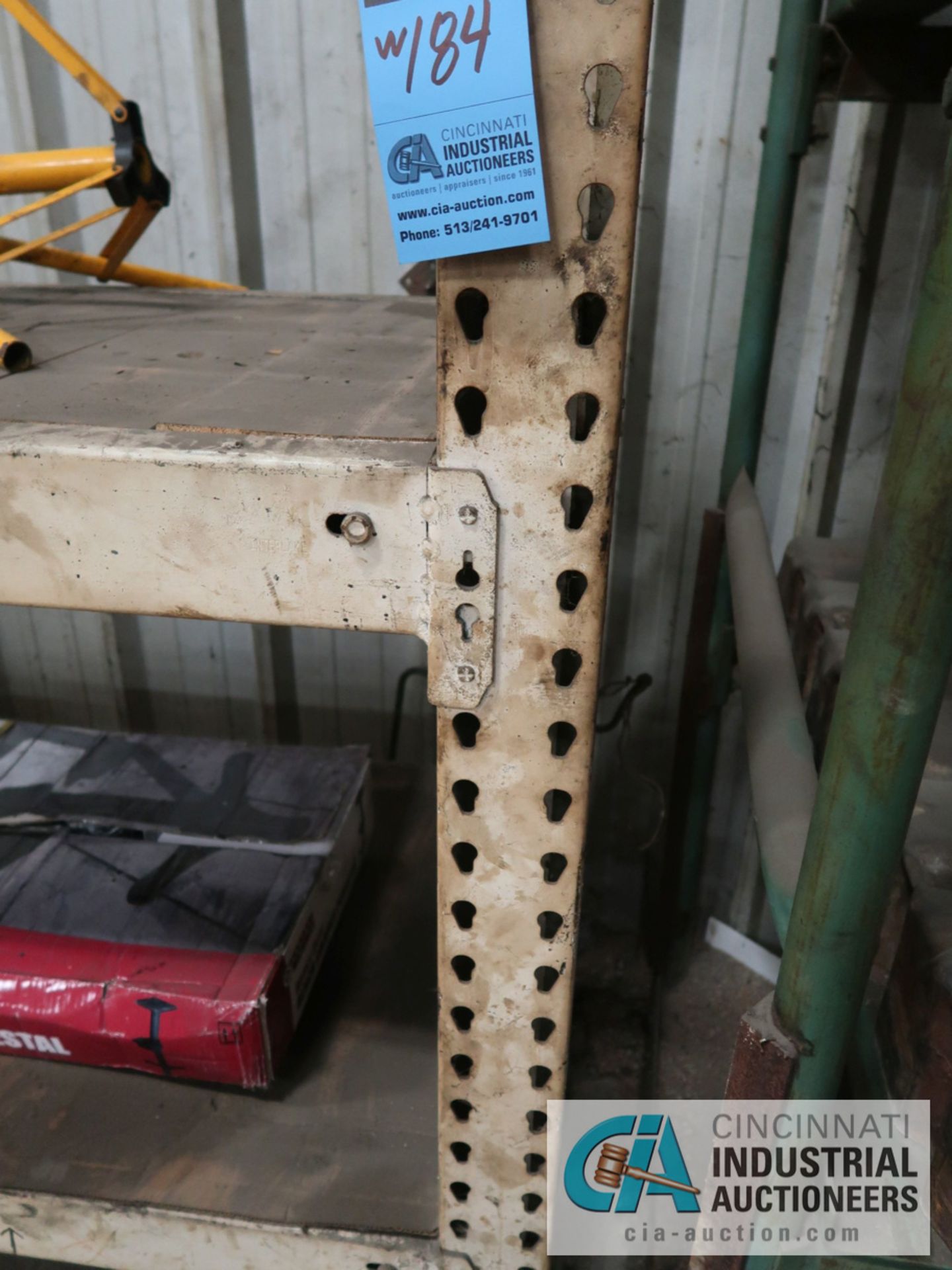 SECTIONS OF MISC. SIZE PALLET RACK WITH CONTENTS - Image 4 of 5