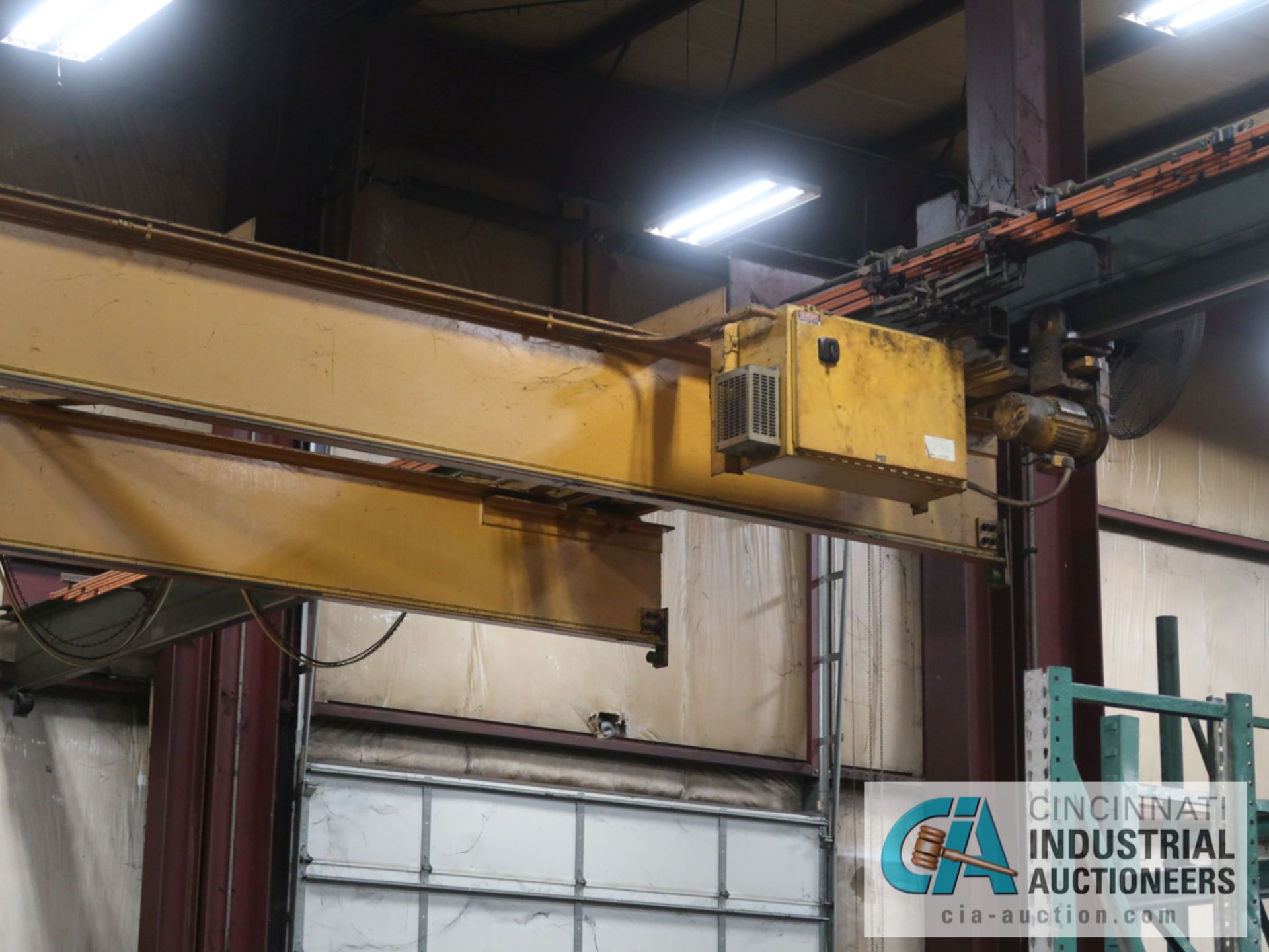 5 TON X 55' APPROX. SPAN PDS UNDERHUNG OVERHEAD BRIDGE CRANE - Image 3 of 8