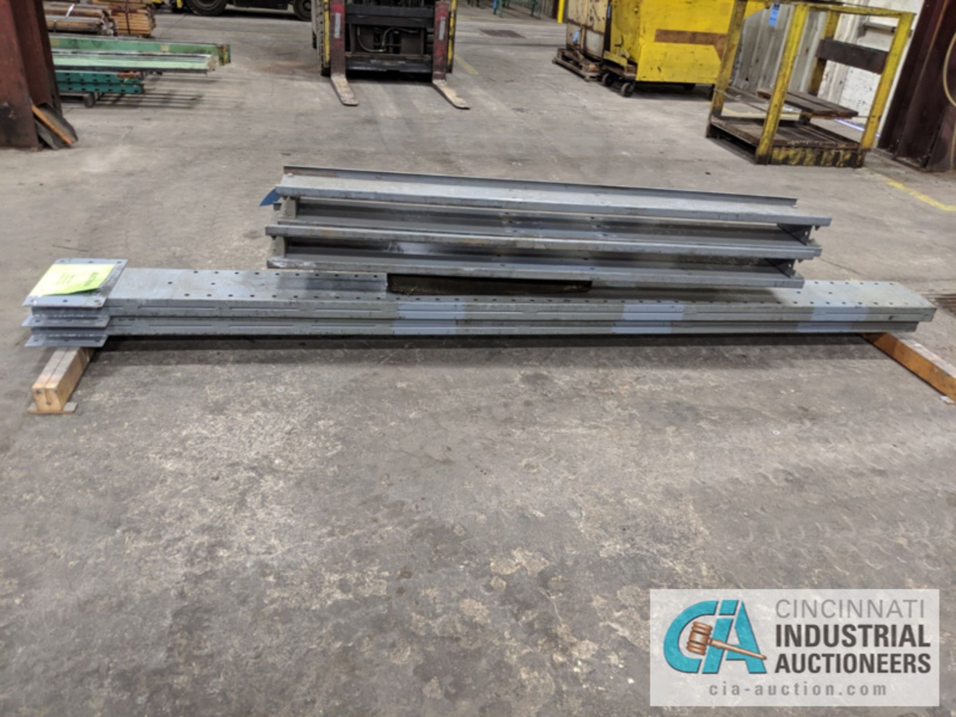 SECTION DOUBLE SIDED CANTILEVER RACK, 142" TALL, (8) 36" ARMS - Image 3 of 4