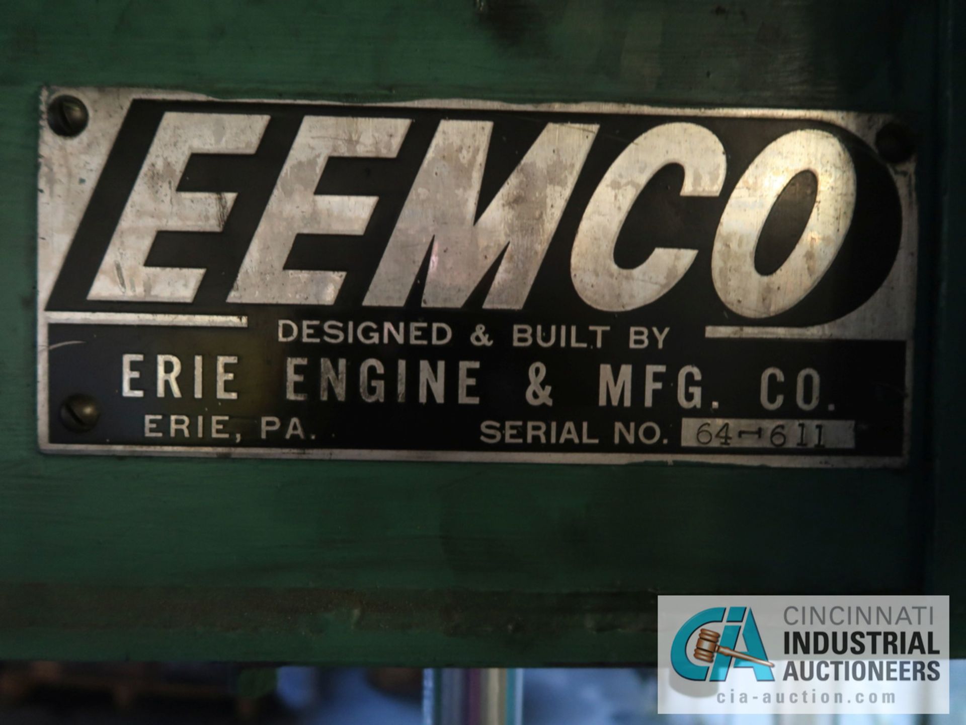 32" EEMCO HYDRAULIC GUILLOTINE; S/N 64-611 - Image 3 of 4