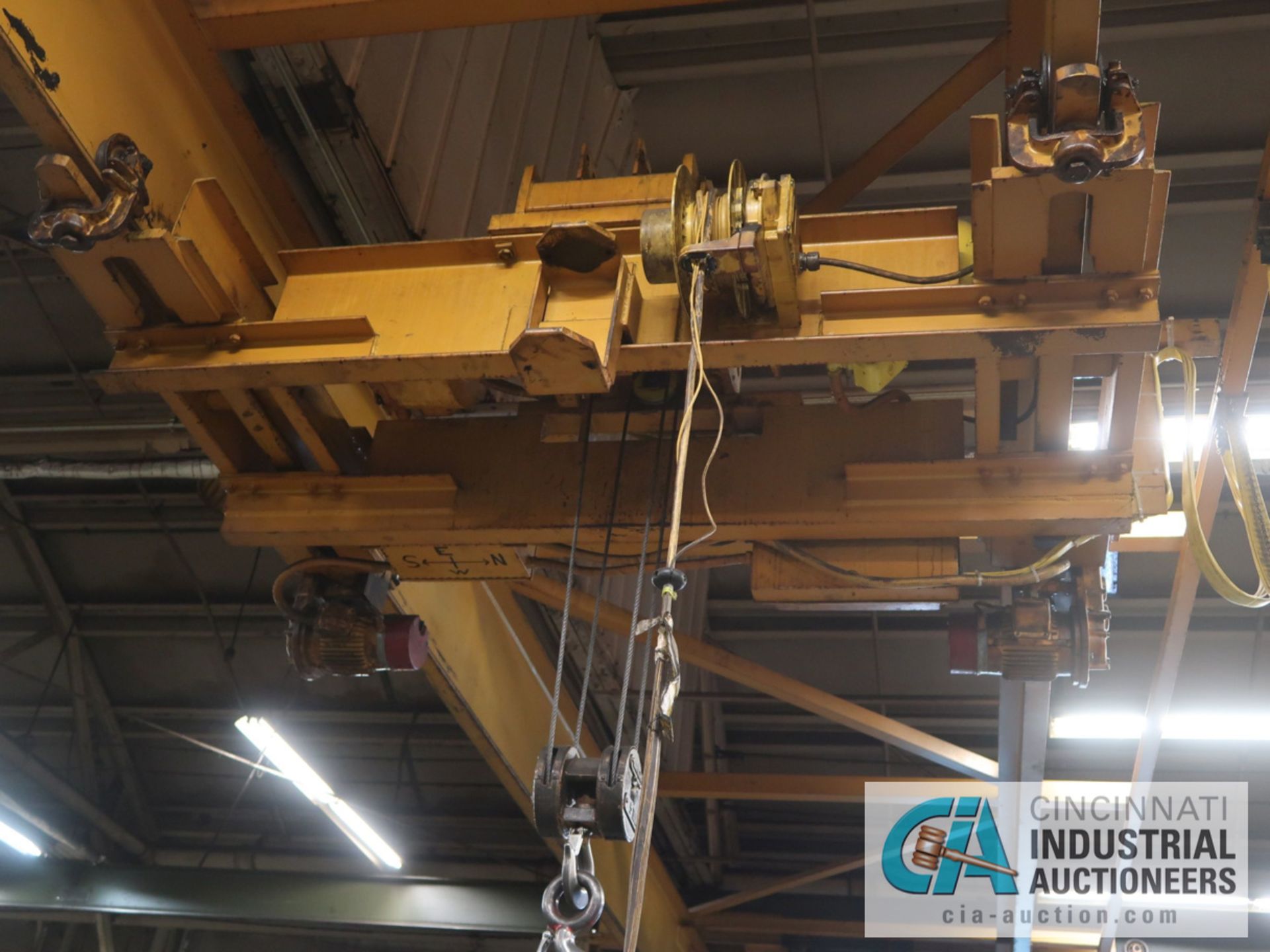 5 TON X 55' APPROX. SPAN PDS UNDERHUNG OVERHEAD BRIDGE CRANE - Image 6 of 7