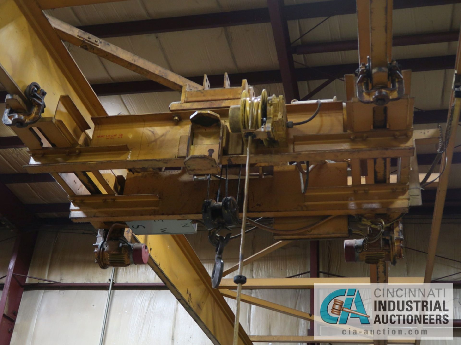 5 TON X 55' APPROX. SPAN PDS UNDERHUNG OVERHEAD BRIDGE CRANE - Image 5 of 8