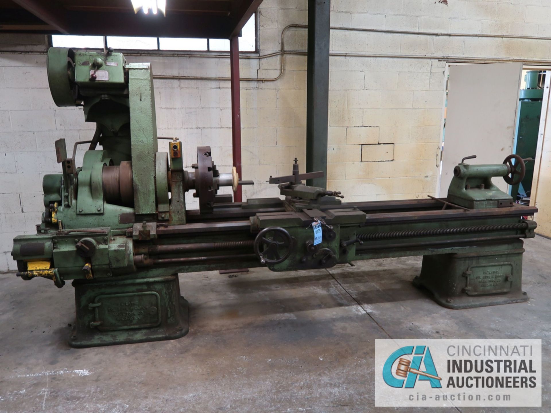 24" X 90" BOYE & EMMES BELT DRIVE LATHE