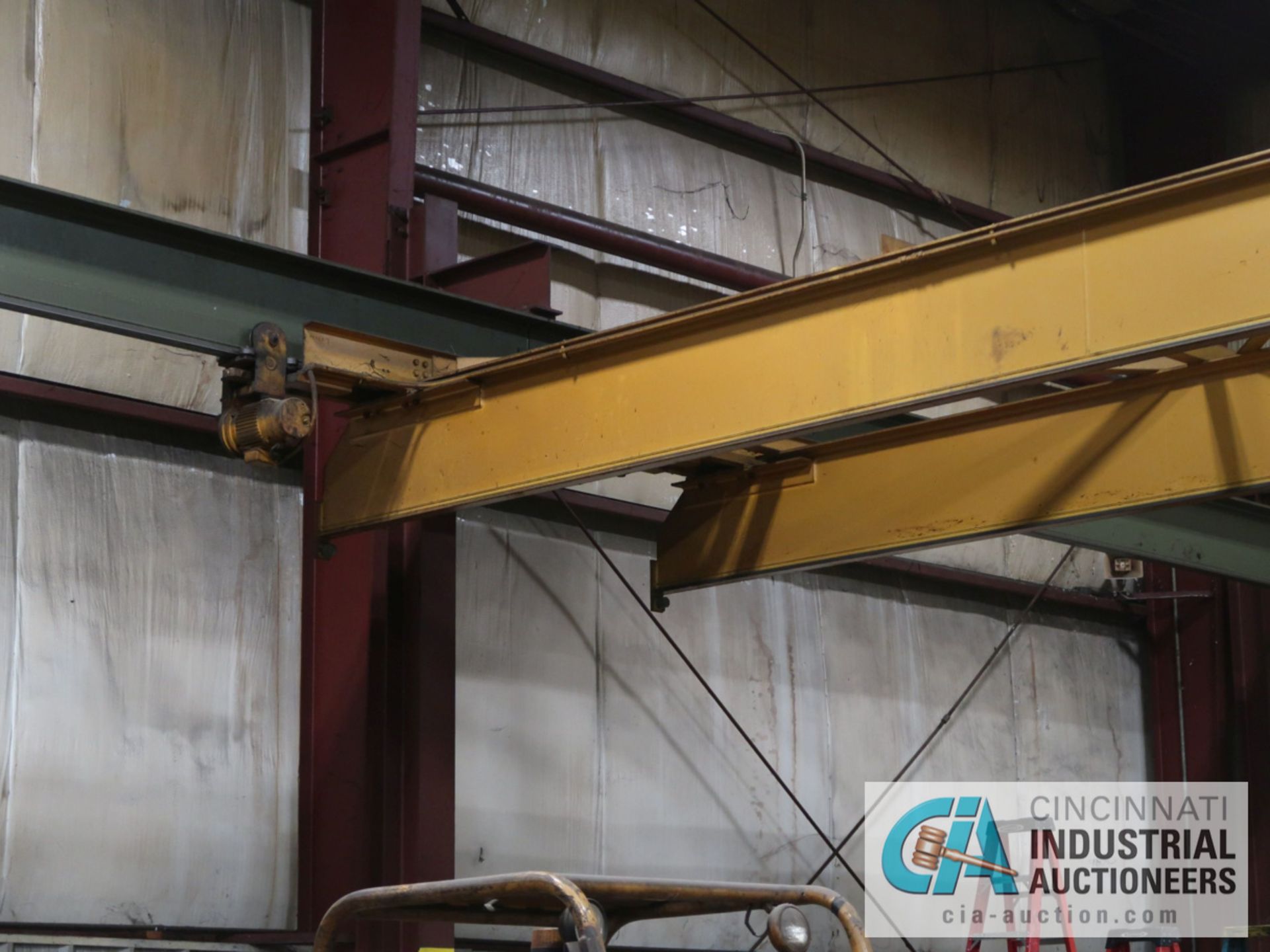 5 TON X 55' APPROX. SPAN PDS UNDERHUNG OVERHEAD BRIDGE CRANE - Image 2 of 8