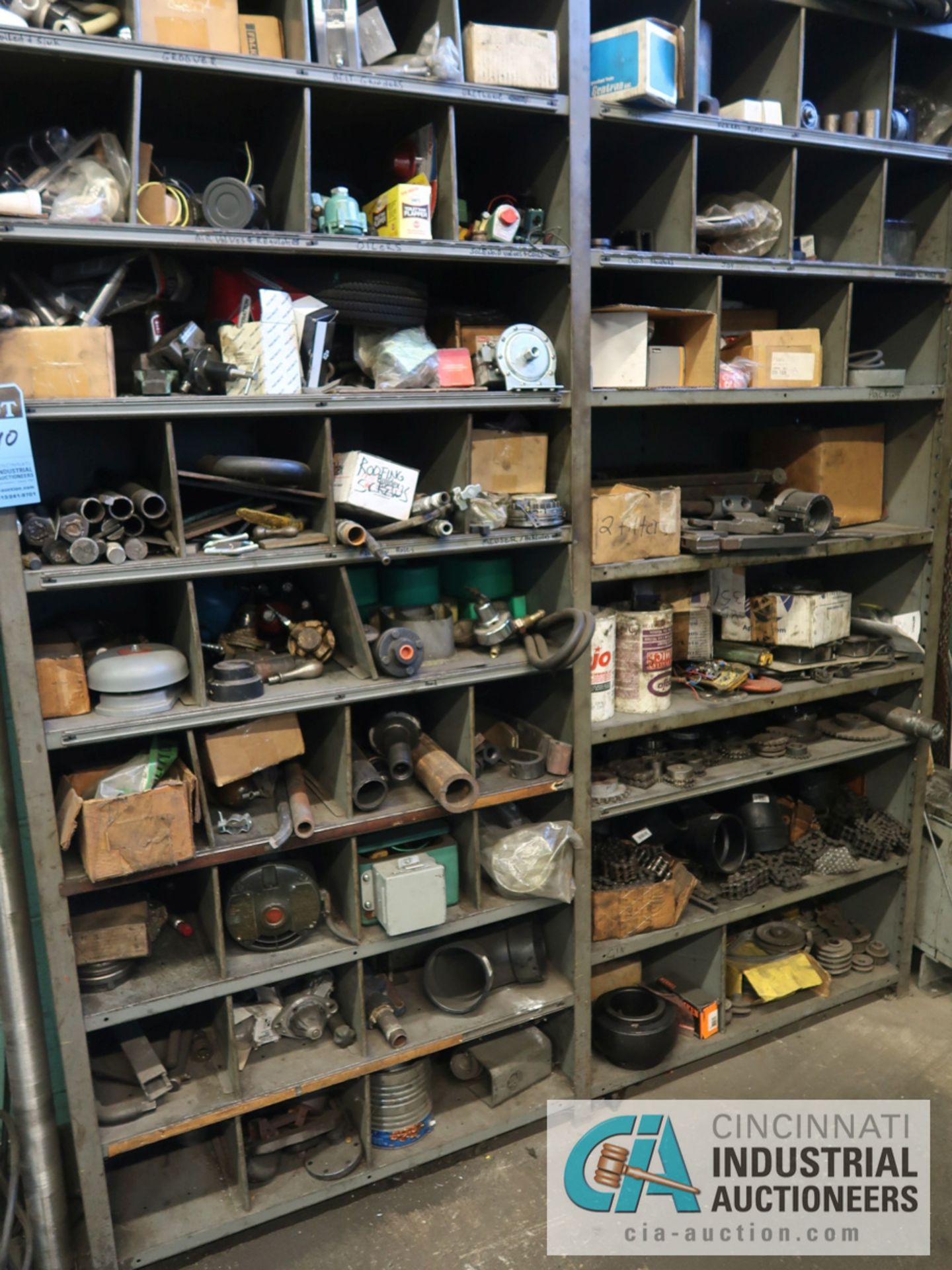 (LOT) CONTENTS OF MAINTENANCE ROOM, (10) CABINETS & SHELVES WITH BUILDING & MACHINE MAINTENANCE - Image 3 of 11