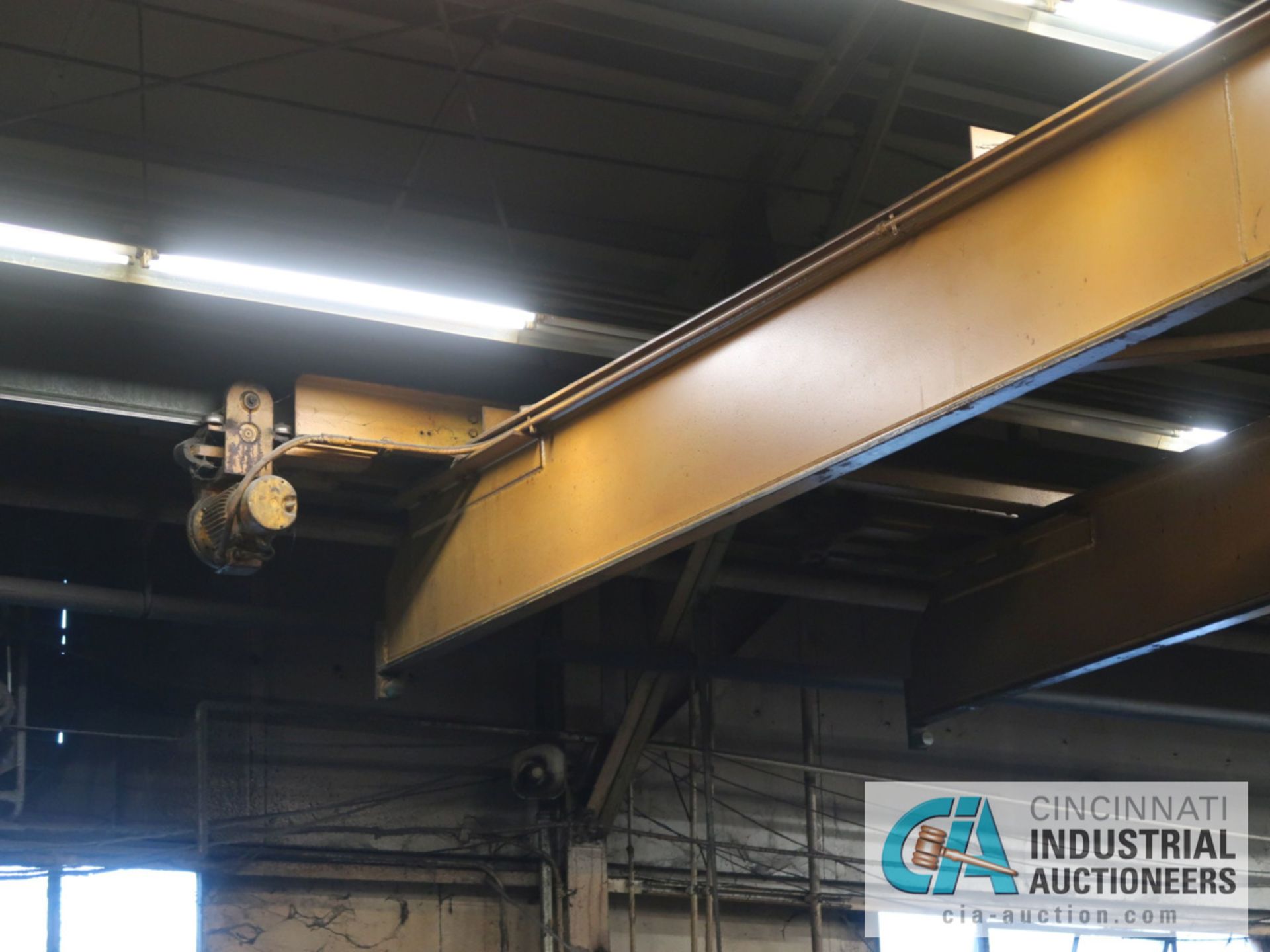 5 TON X 55' APPROX. SPAN PDS UNDERHUNG OVERHEAD BRIDGE CRANE - Image 2 of 7