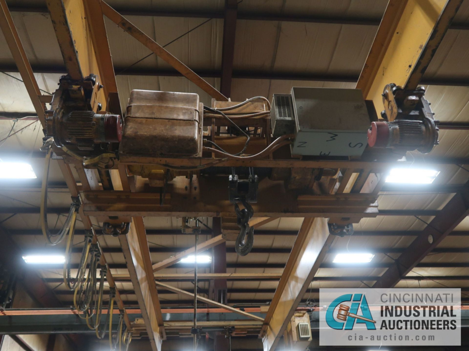 5 TON X 55' APPROX. SPAN PDS UNDERHUNG OVERHEAD BRIDGE CRANE - Image 6 of 8