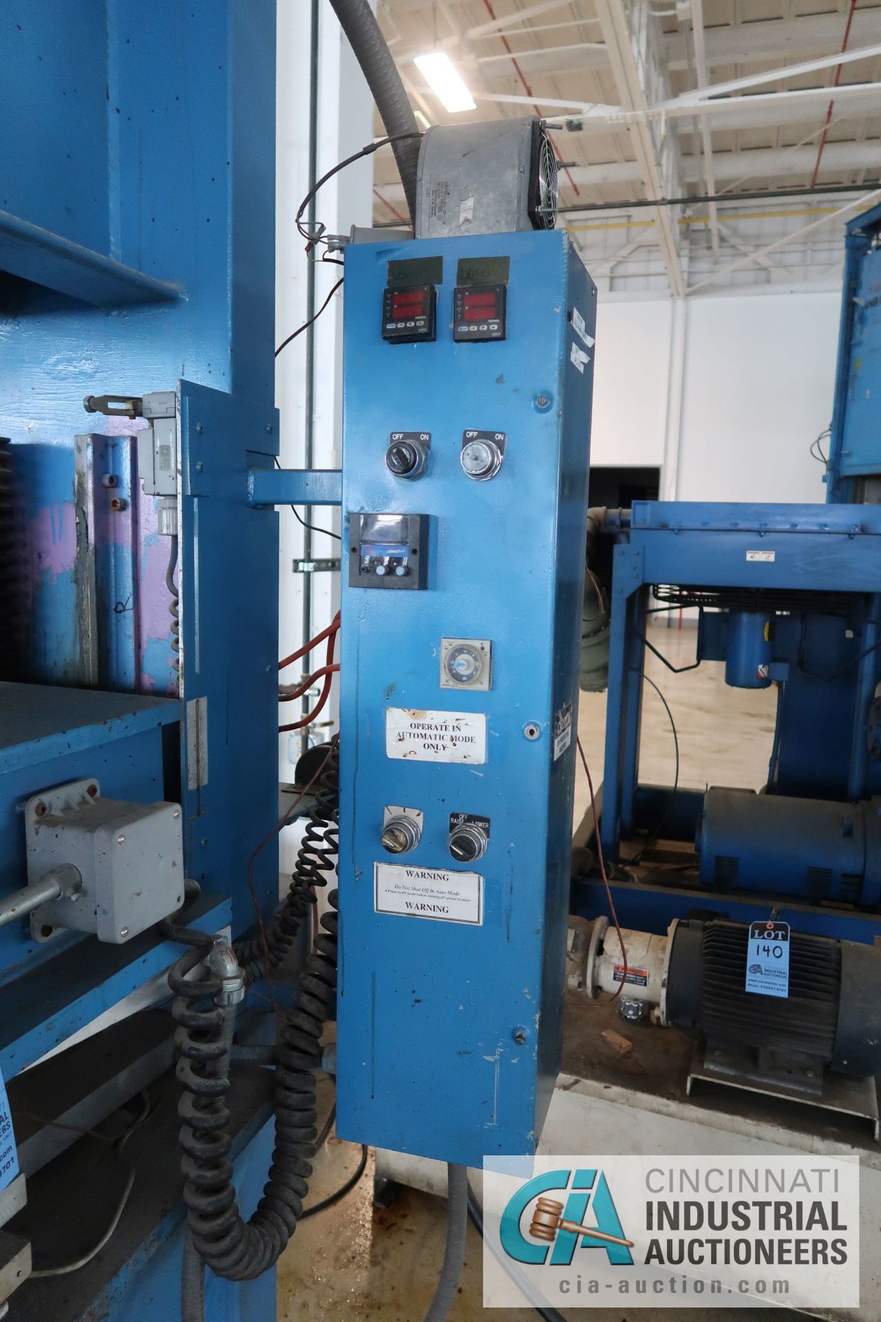 22 TON FIVE-CYLINDER 24" X 94" DIE HYDRAULIC PRESS, 102" BED - Image 2 of 7