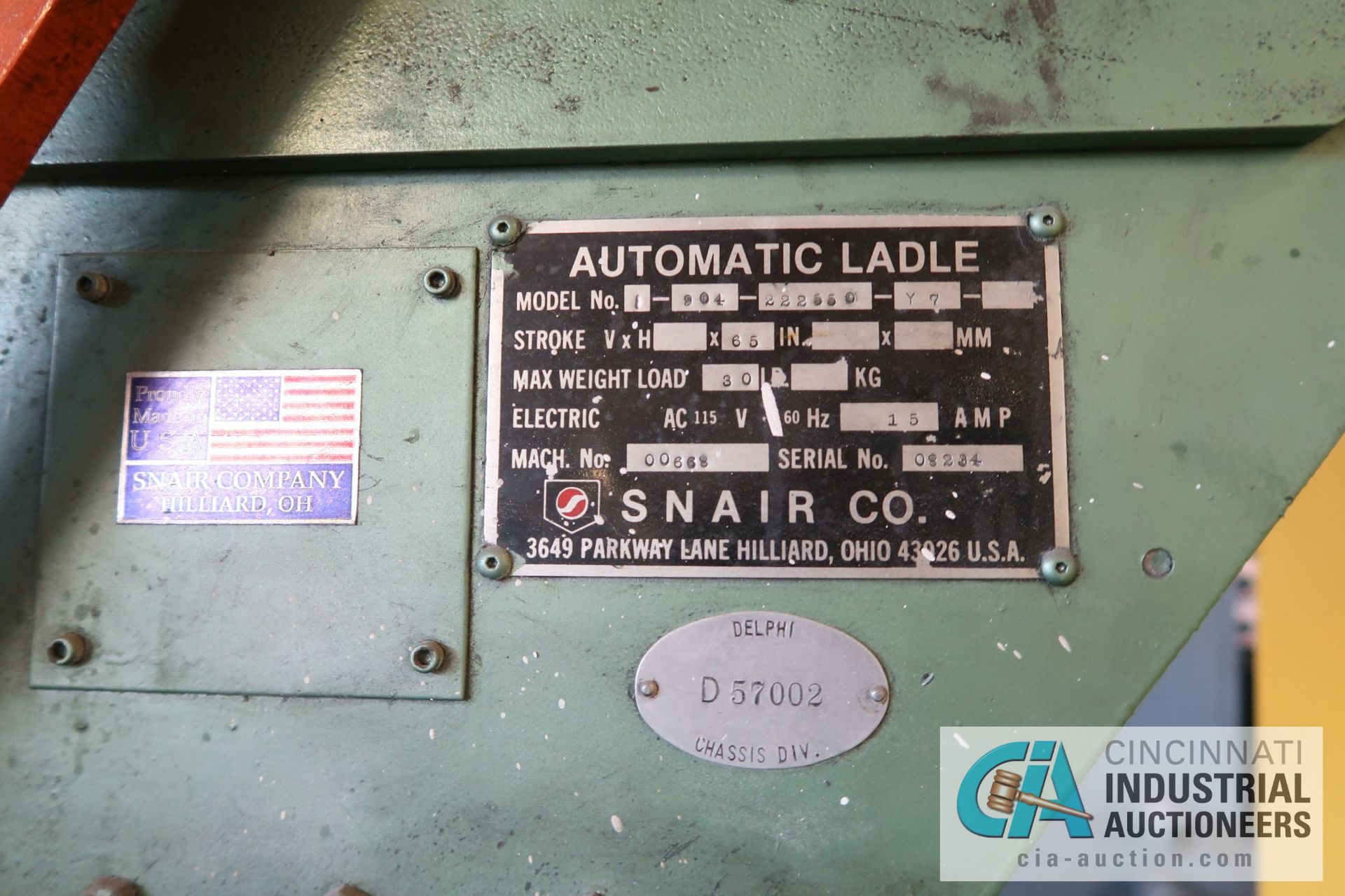 **100 TON THT MODEL INDEX VERTICAL DIE CAST MACHINE; S/N 3913, CTC CONTROL, AEC GLACIER SERIES - Image 15 of 28