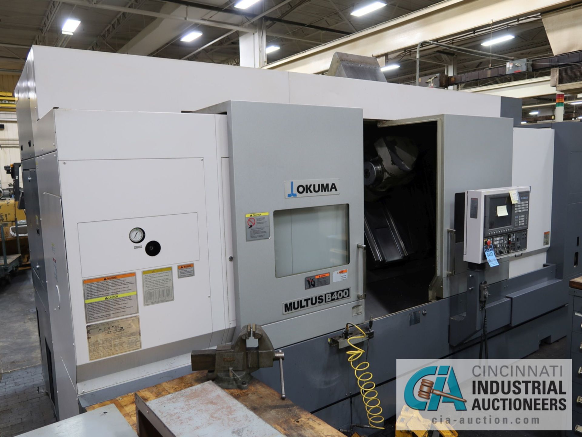 OKUMA MULTUS B400 CNC TURNING AND MILLING CENTER; S/N 125658 (10/2006) W/ OSP-P200L