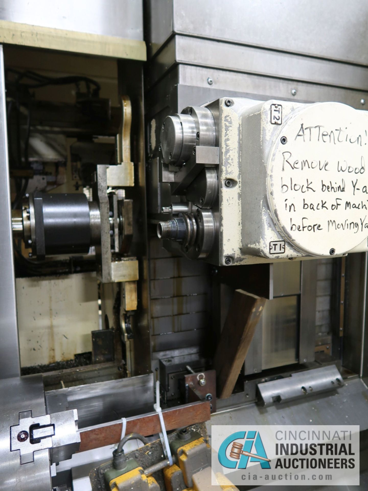 OKUMA MODEL MACTURN-30 MULTI-AXIS CNC TURNING CENTER; 21" MAX. SWING, 48" CENTERS, 12" 3-JAW CHUCK - Image 6 of 13