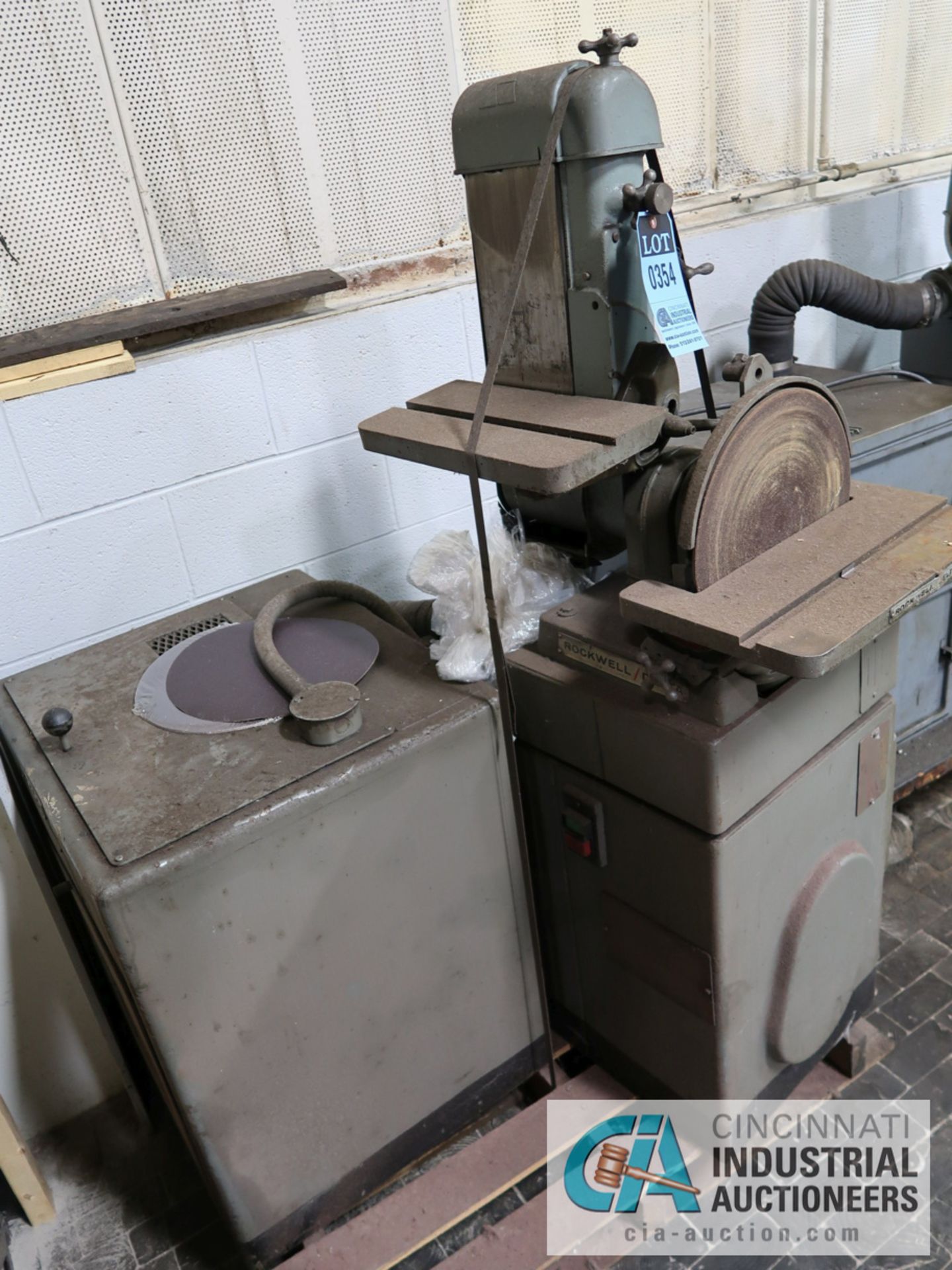 12" DISC / 6" BELT ROCKWELL SANDER WITH DUST COLLECTOR - Image 2 of 2